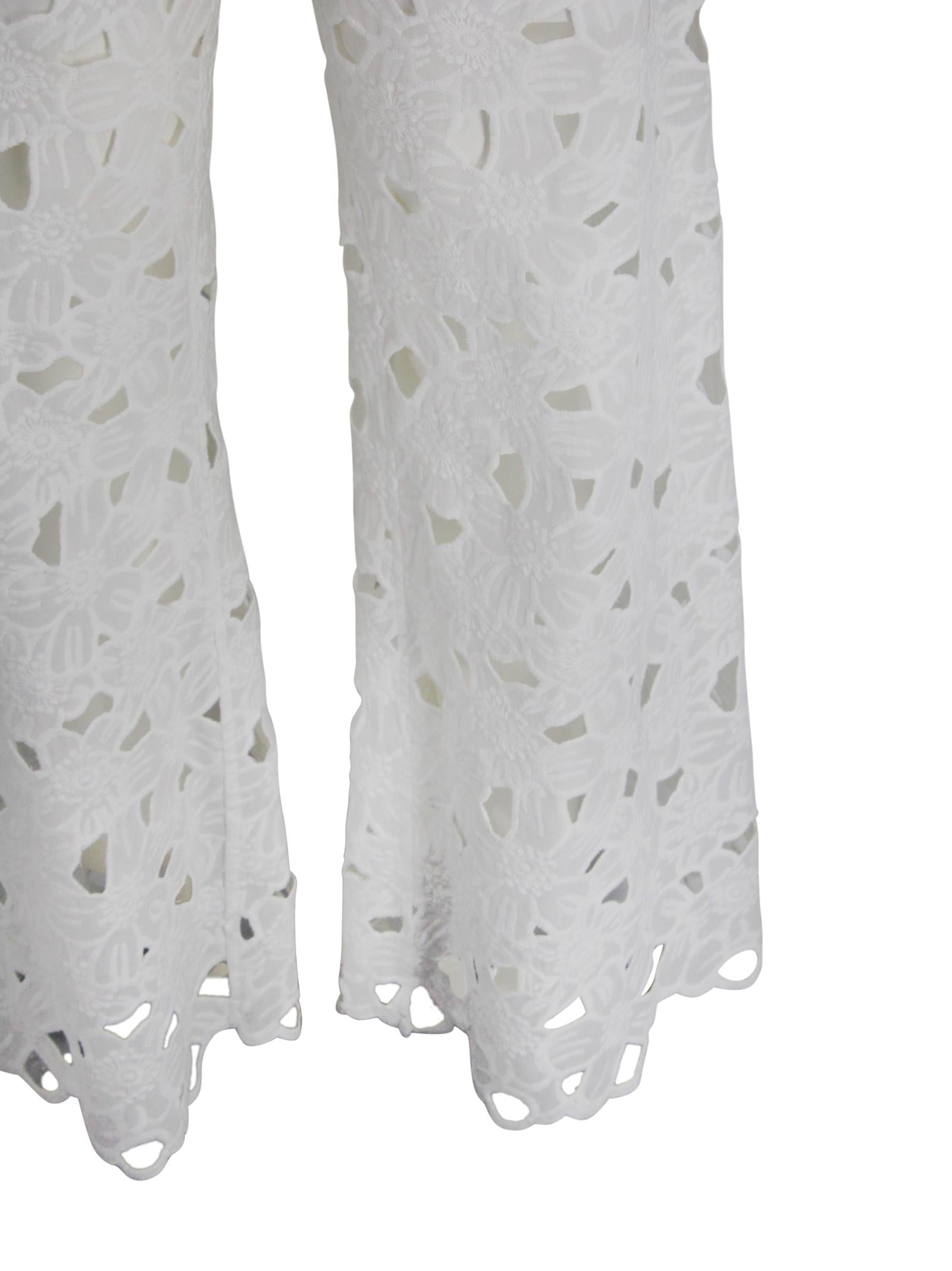 Pantaloni in cotone sangallo con cintura D. Exterior 62831 01 