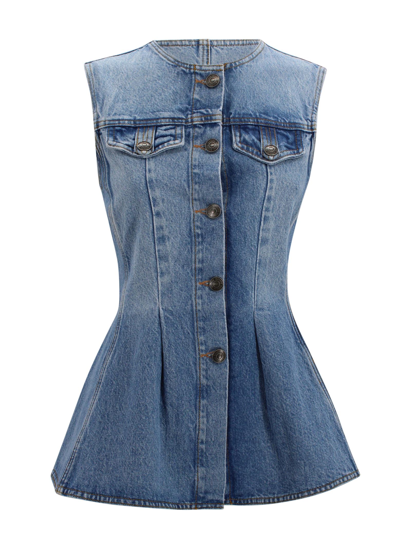 Top in denim svasato Rotate 1151671321 1321 
