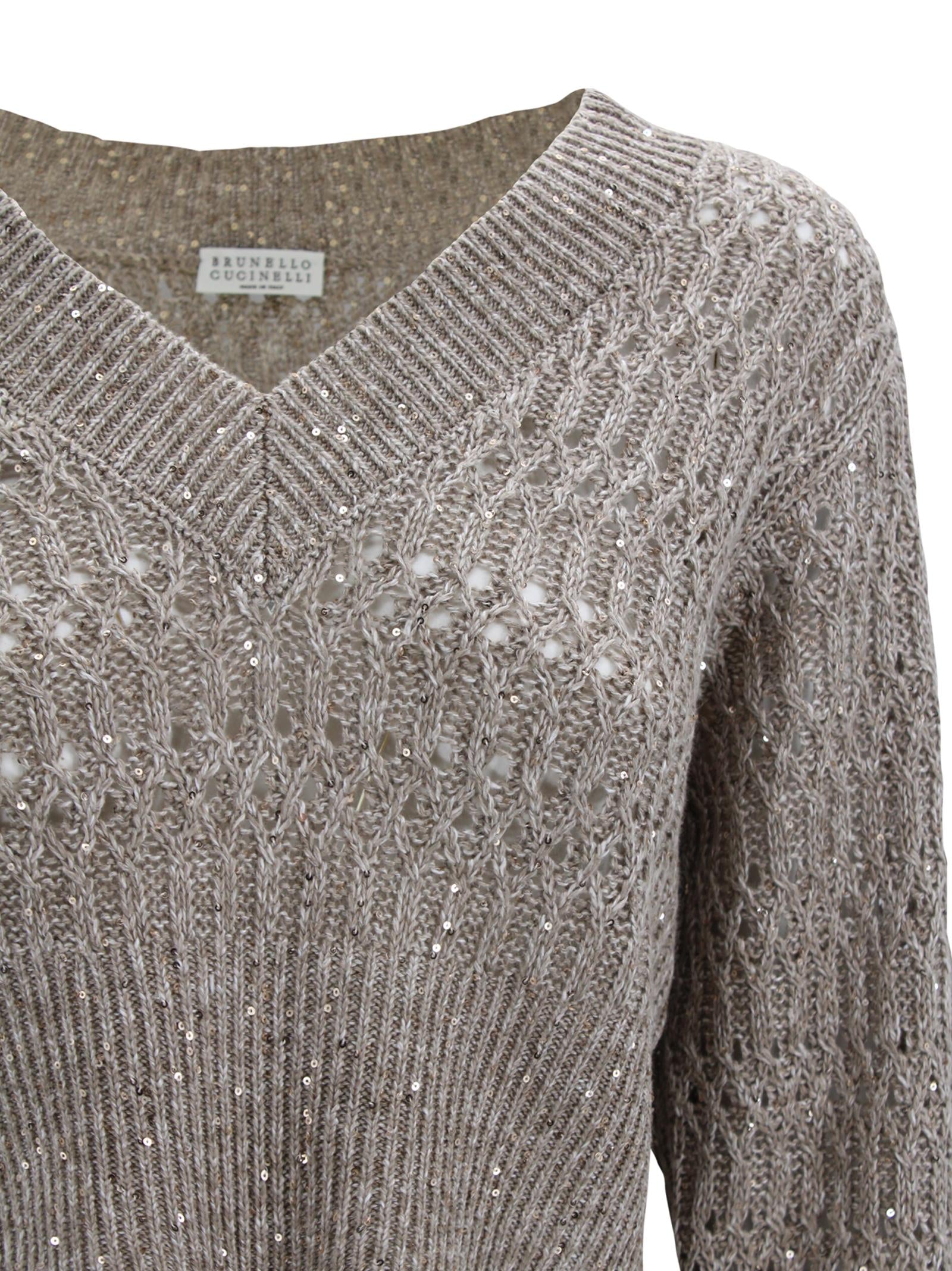 Maglione traforato Brunello Cucinelli MCO564702 C9089 