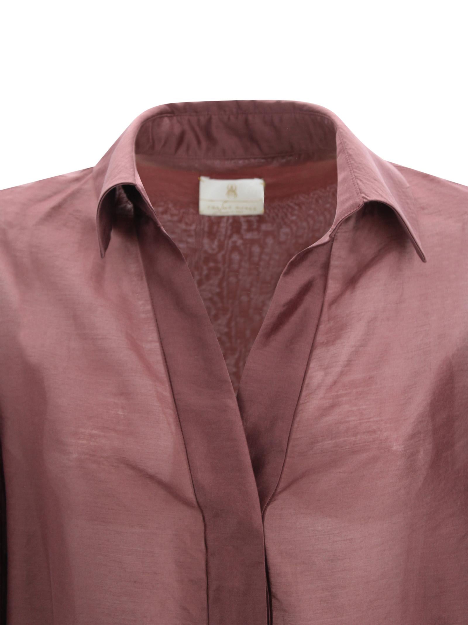 Camicia in seta con maniche oversize Trame Auree MIRTA P044U700 