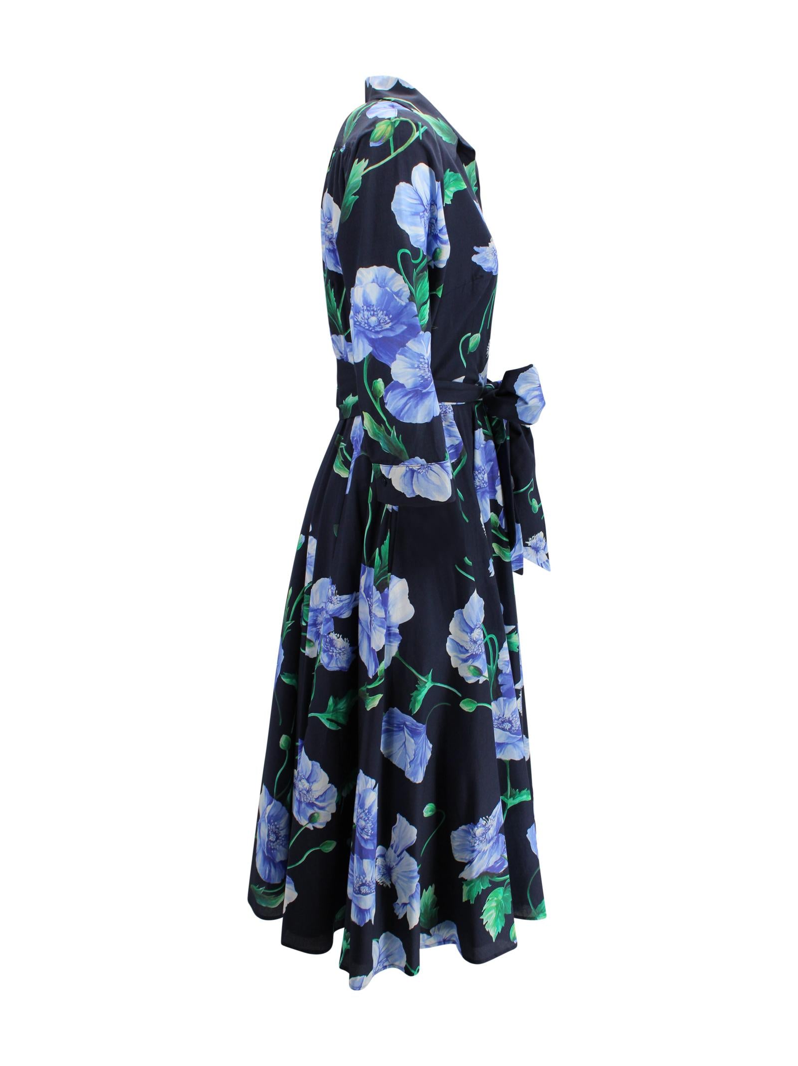 Abito Midi "Spritz" in Cotone Lavi BS7WD020 640 
