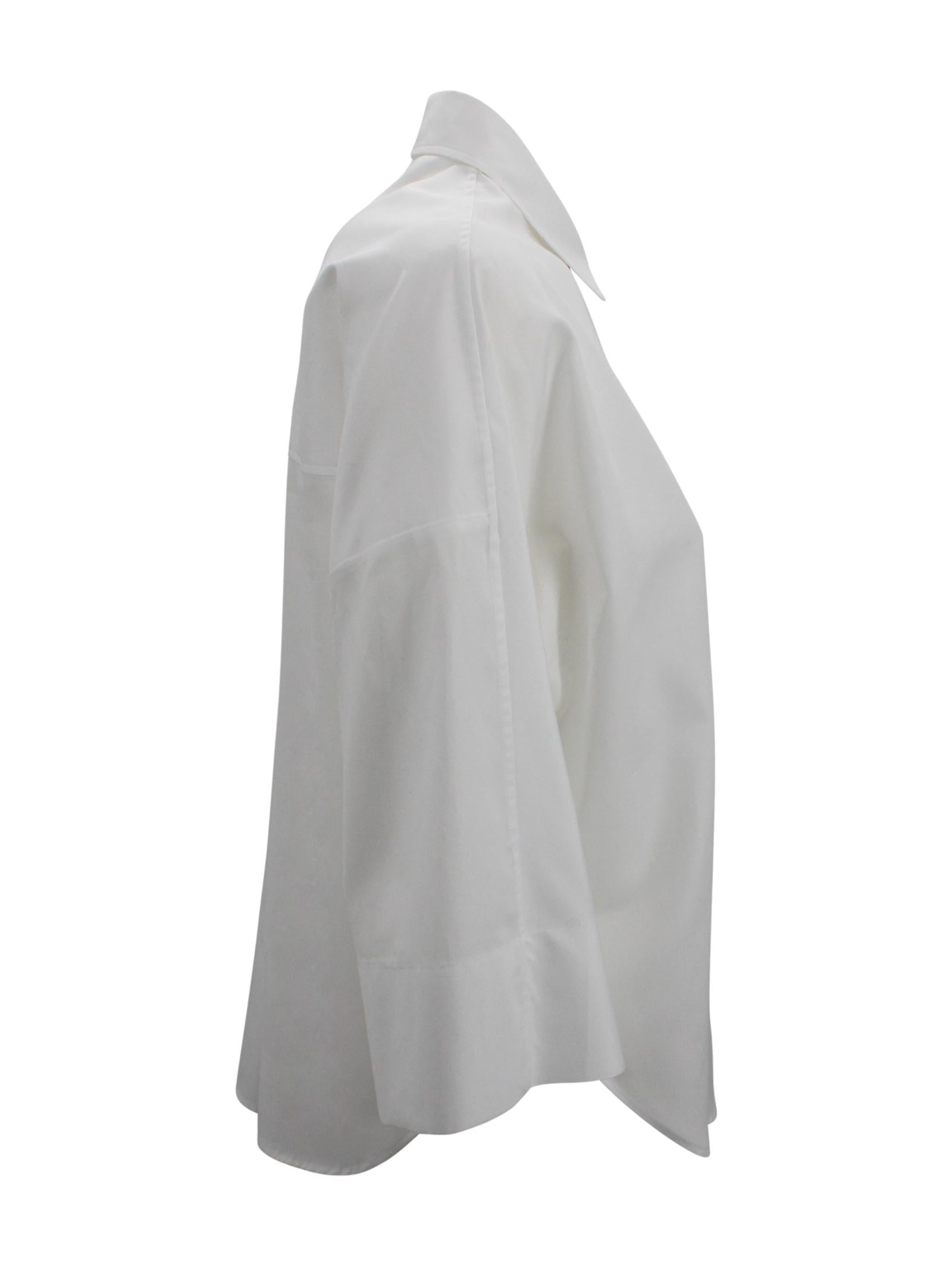 Camicia in cotone con maniche a tre quarti Trame Auree SOPHIE P001U100 