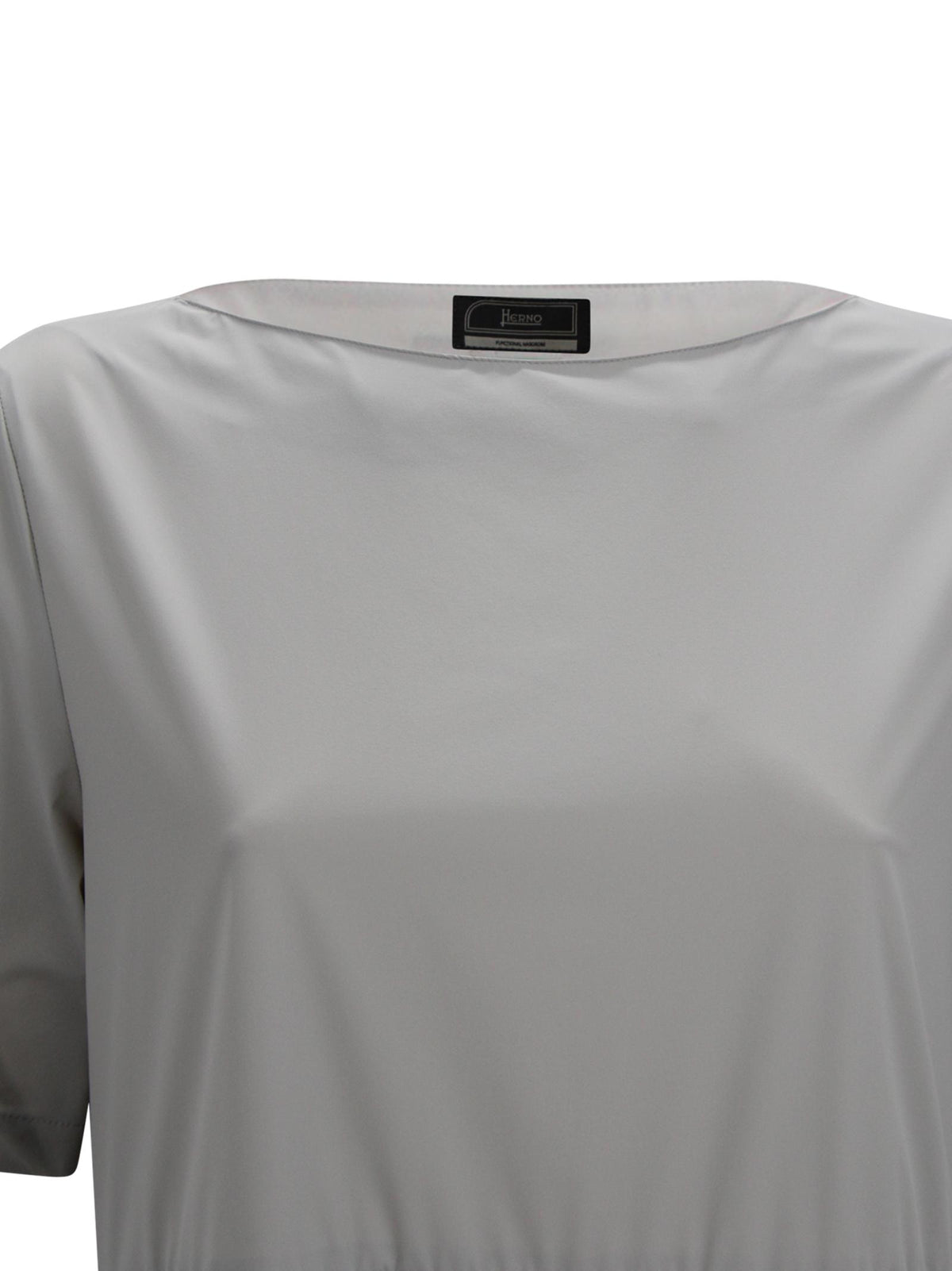 Abito midi con gonna a balze Herno AB000071D 12691Z1250 