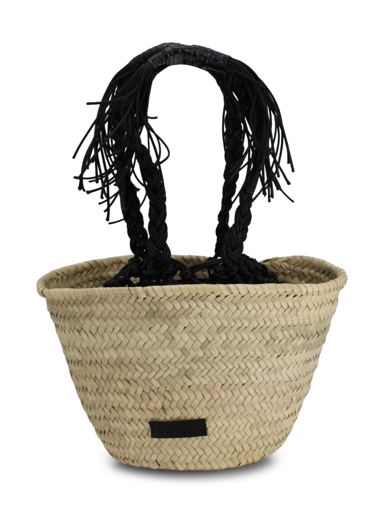 Cesta in Palma Intrecciata a Mano CATARZI P26CAT59 NATNER 