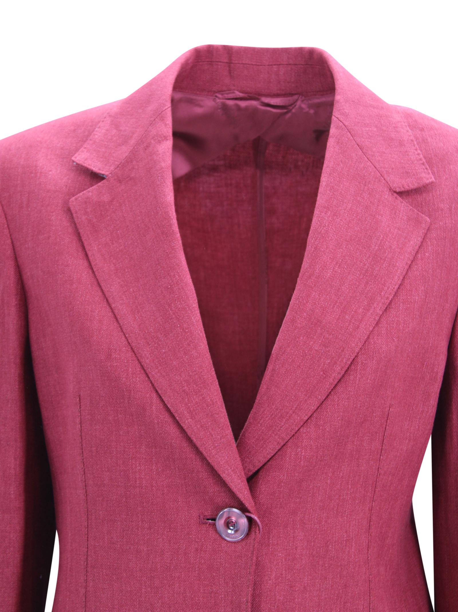 Blazer monopetto in lino délavé Max Mara Studio 2616041052600 035 
