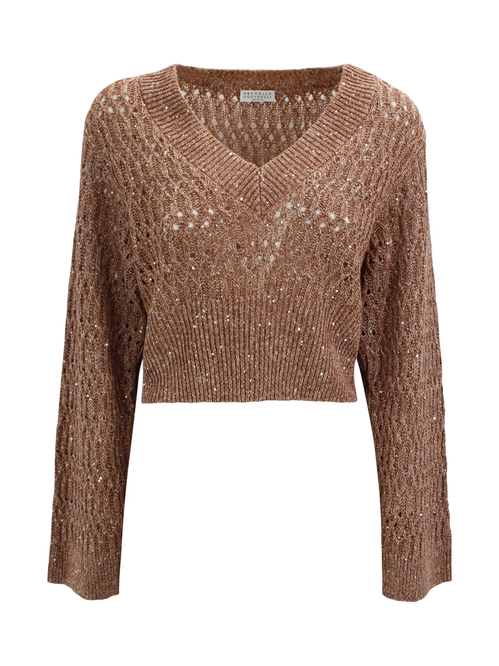 Maglione traforato Brunello Cucinelli MCO564702 C8585 