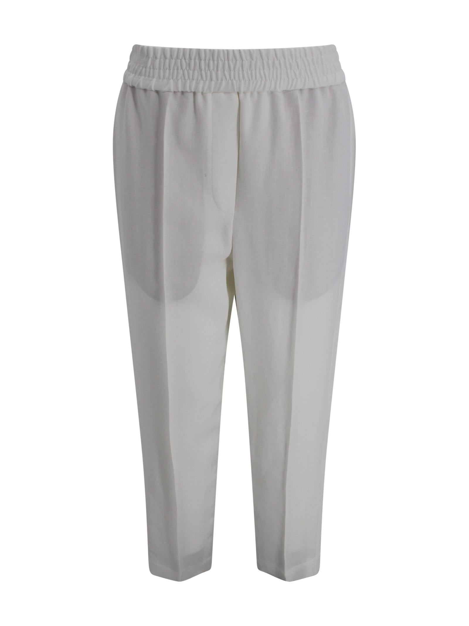 Pantaloni con elastico in vita Brunello Cucinelli MH126P7197 C600 