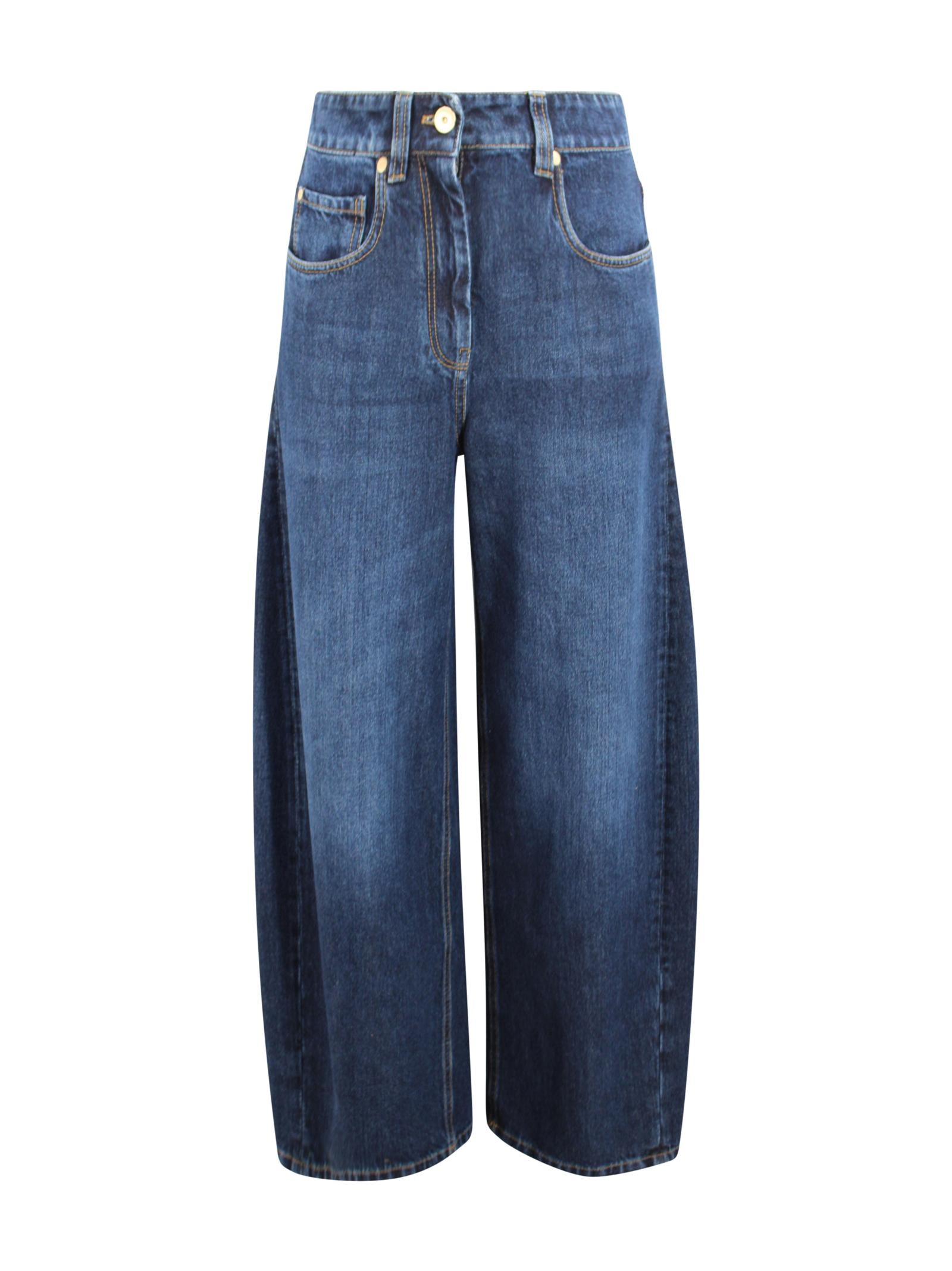 Jeans con bottoni Brunello Cucinelli MA095P4059 C9370 