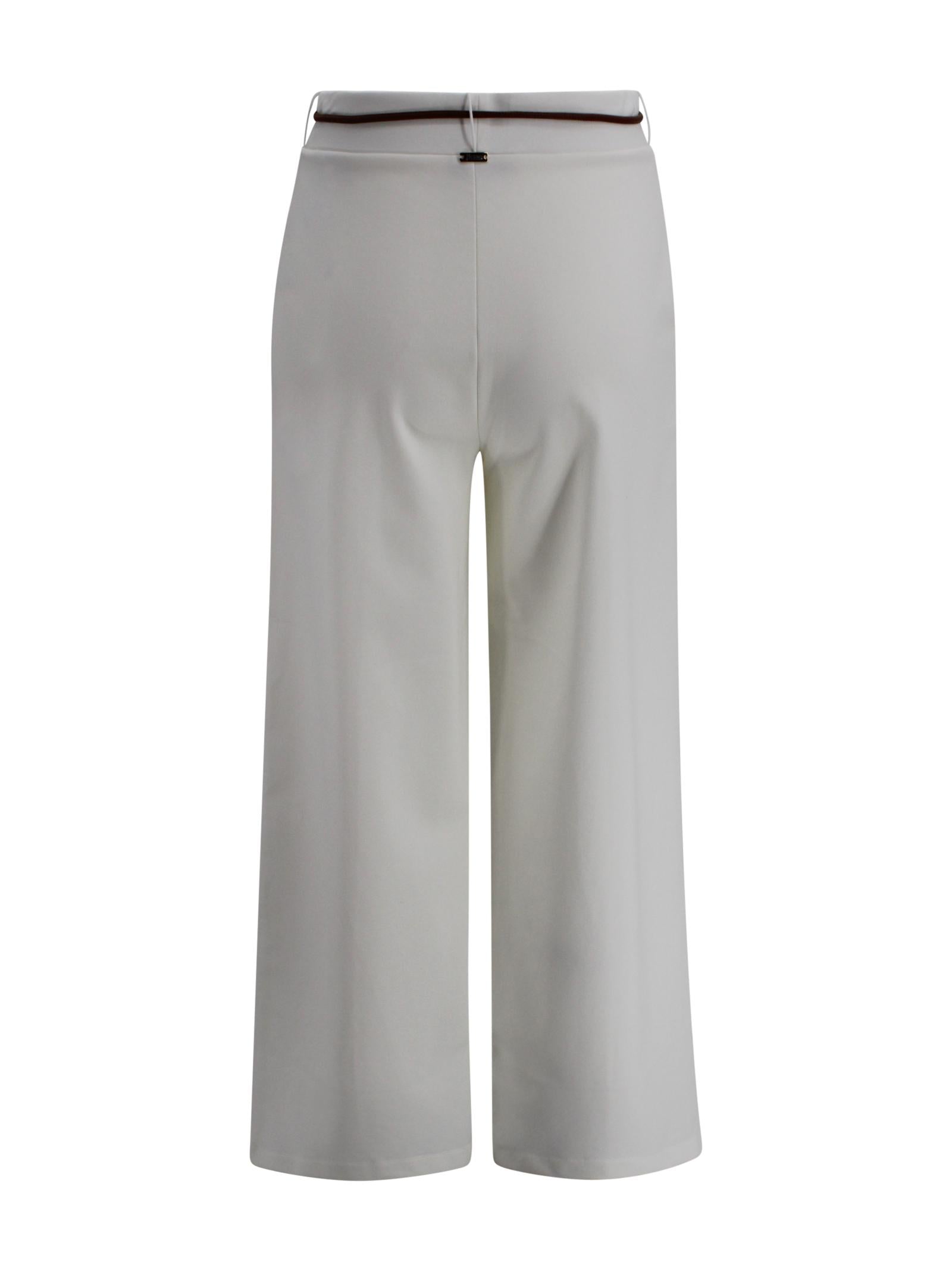 Pantaloni Bianchi con Cintura Herno PT000197D 560351100 
