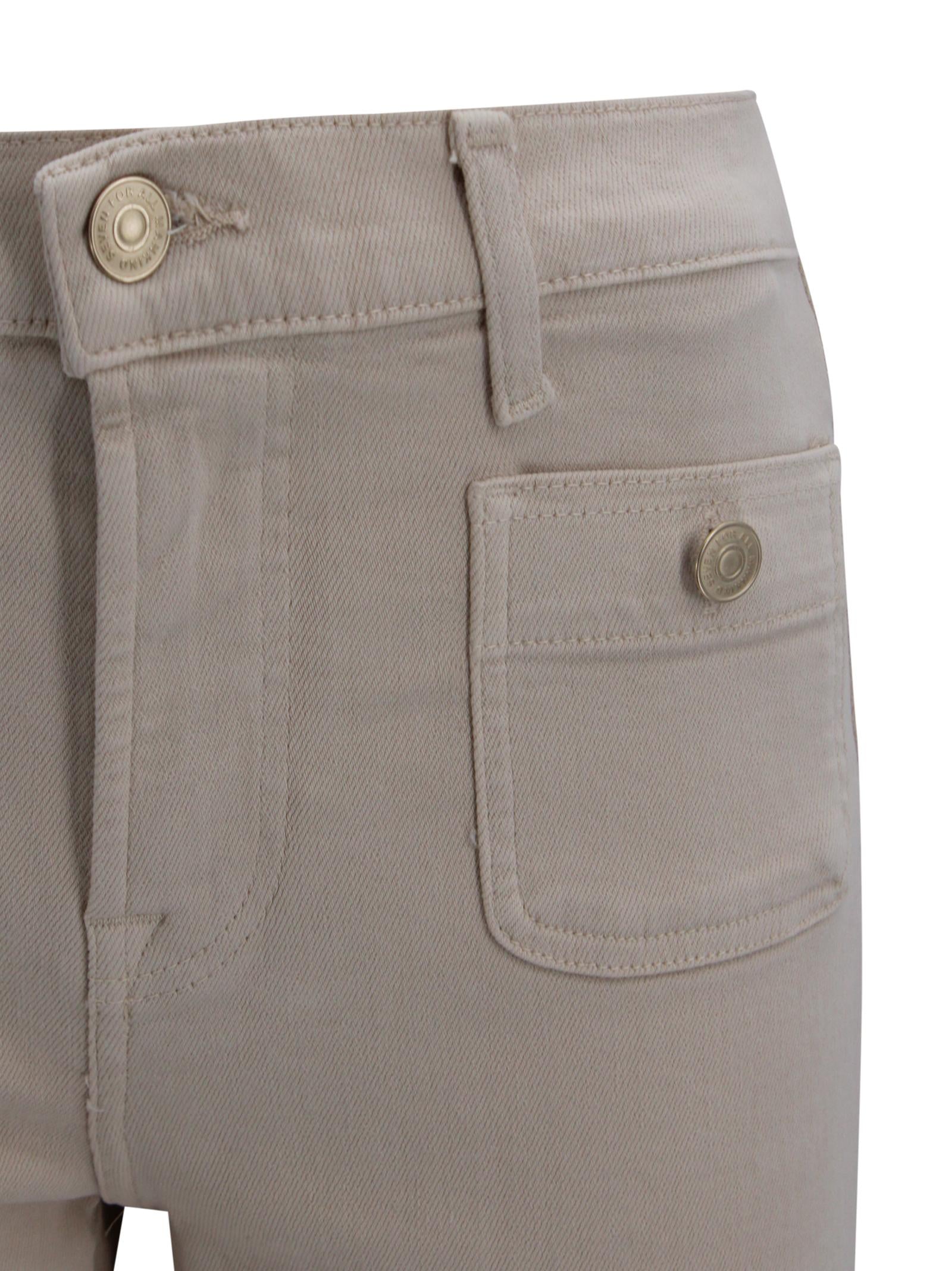 Jeans in denim beige a vita alta 7 FOR ALL MANKIND 7U340C14 U71ZA 
