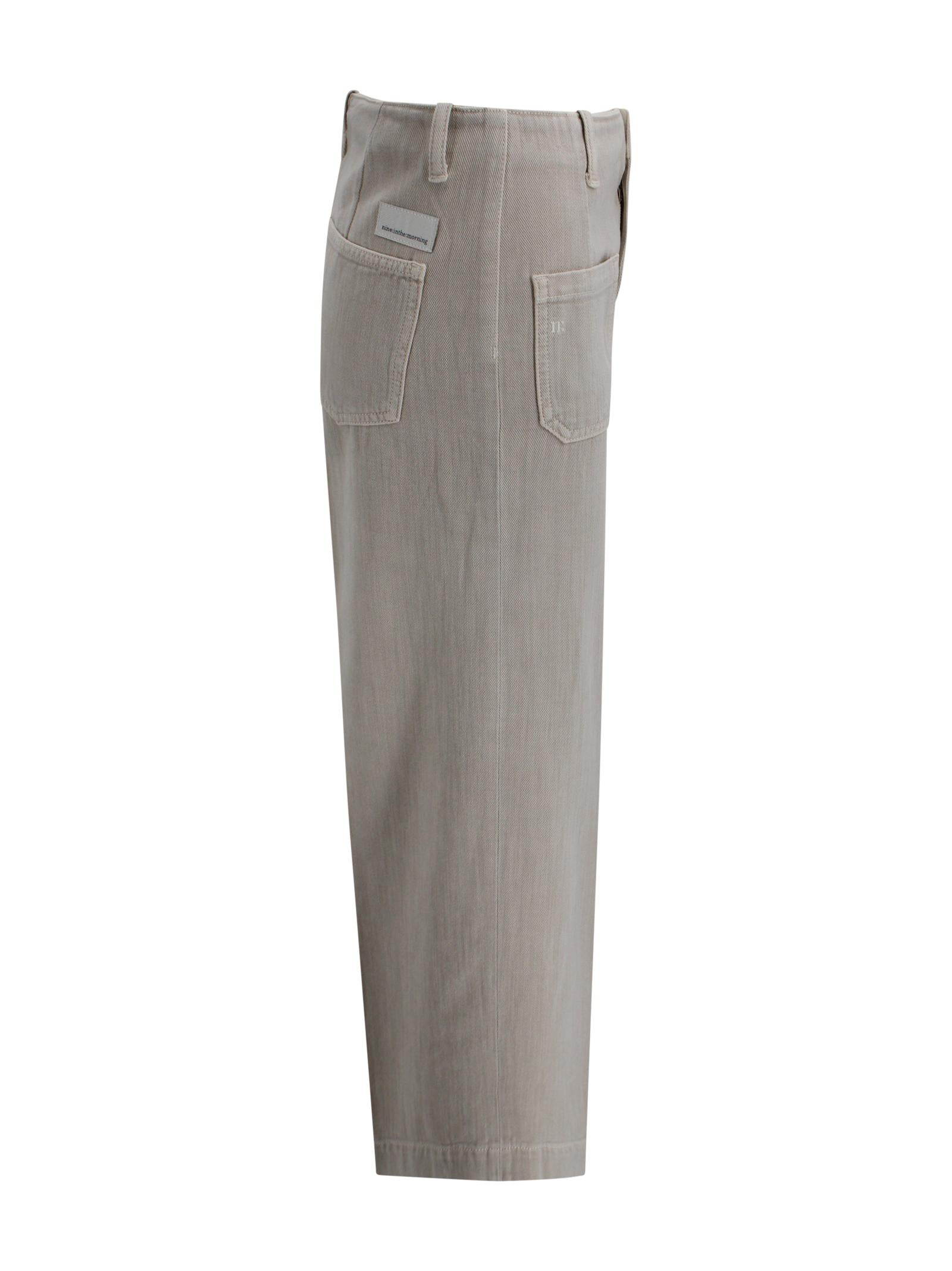Jeans Naia cropped a gamba ampia Nine in the morning AIA01 002 