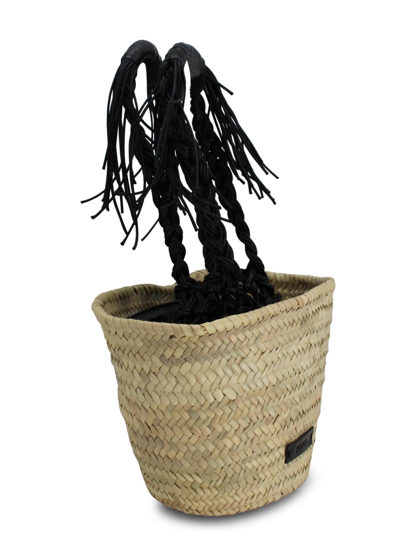 Cesta in Palma Intrecciata a Mano CATARZI P26CAT59 NATNER 