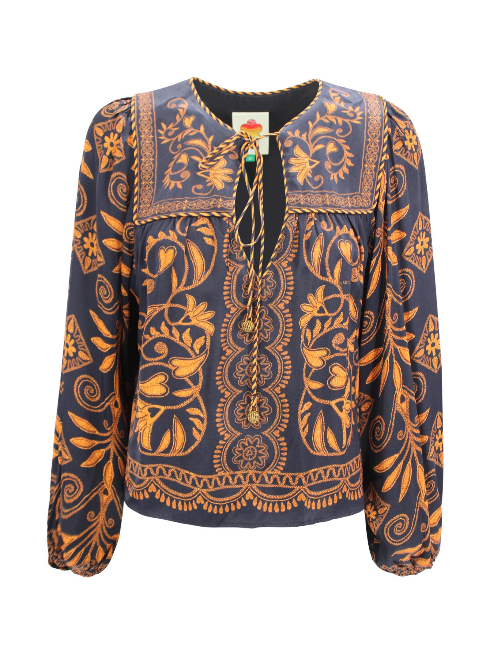 Blusa Cornely Ainika con stampa floreale Farm Rio 344144 26028 