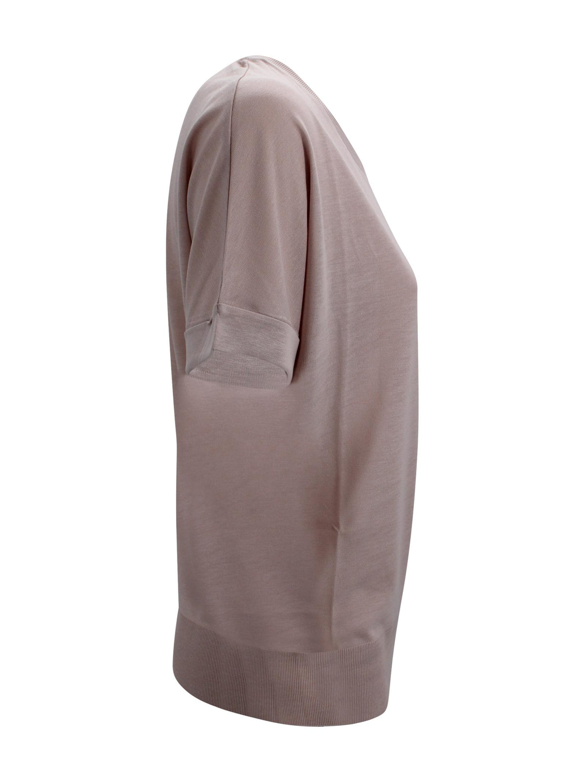 T-shirt rosa con dettagli a righe Herno JG000312D 520564035 