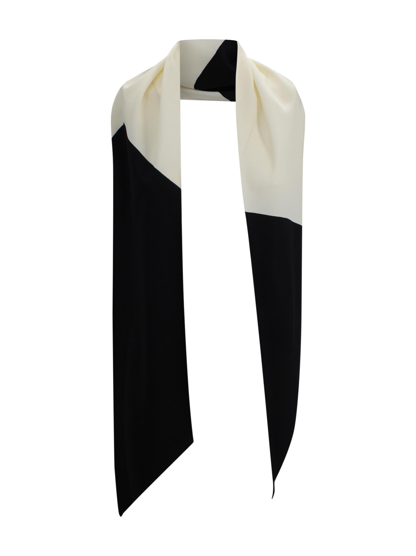 Sciarpa Geometrica Nero/Beige Alberta Ferretti 261M-3310-0151 1555 