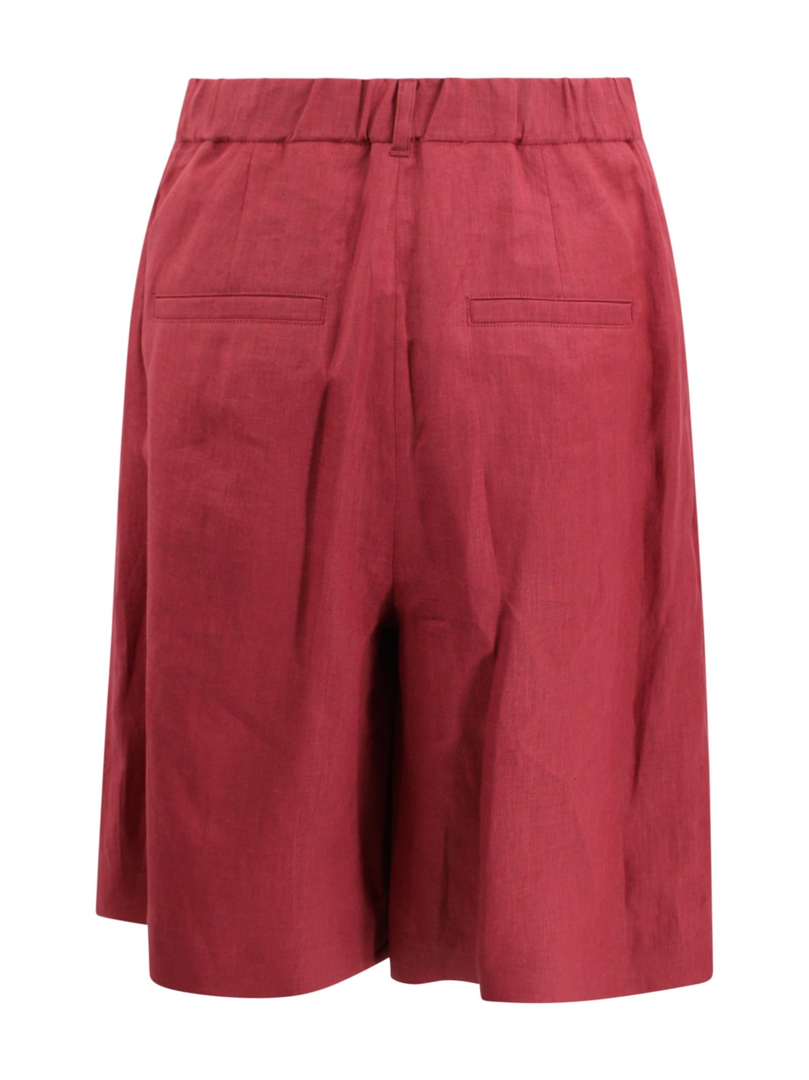 Bermuda wide leg con pinces Max Mara Studio 2616141012600 032 