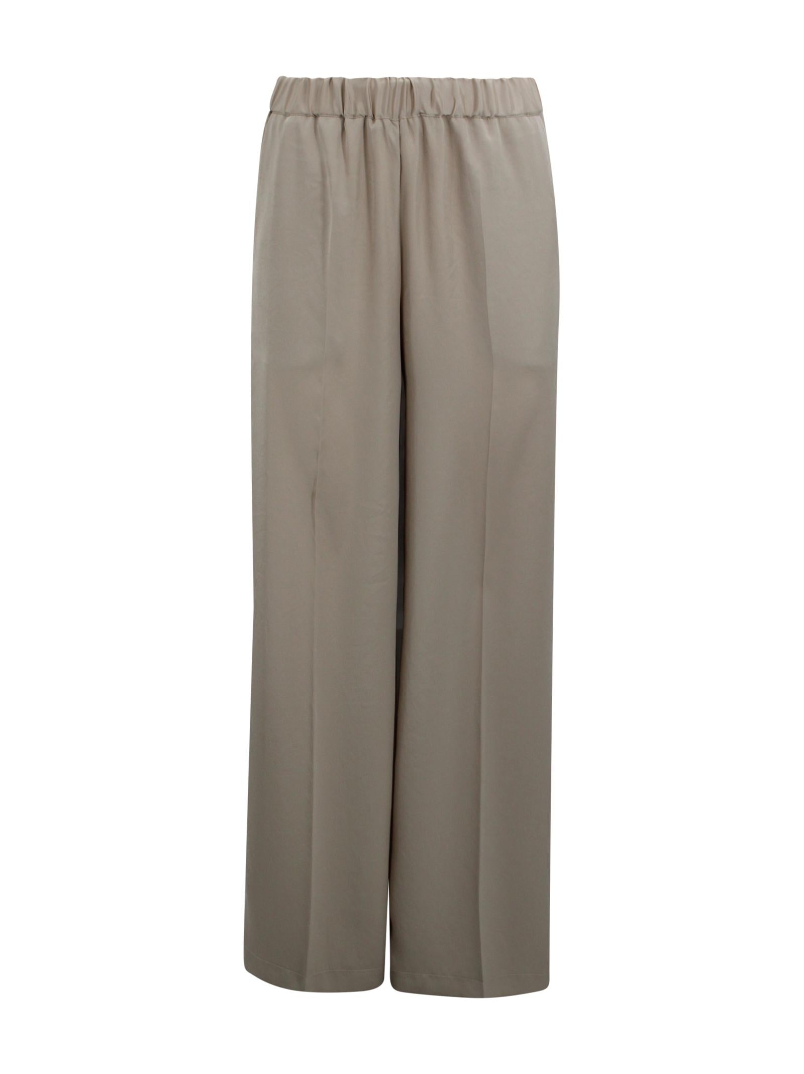Pantaloni a palazzo con vita elasticizzata P.A.R.O.S.H. D232286 004 