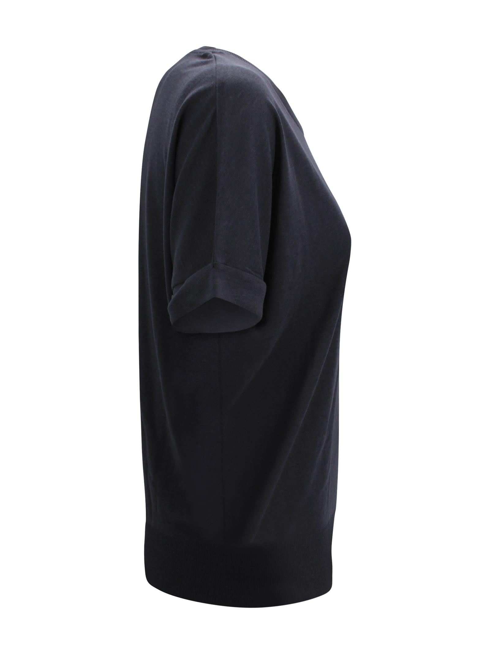 T-shirt con dettagli a righe Herno JG000312D 520569200 
