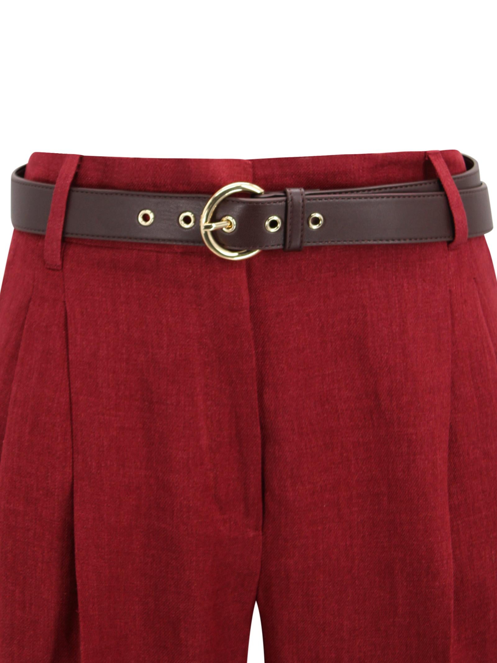 Pantalone in lino délavé Max Mara Studio 2616131032600 035 