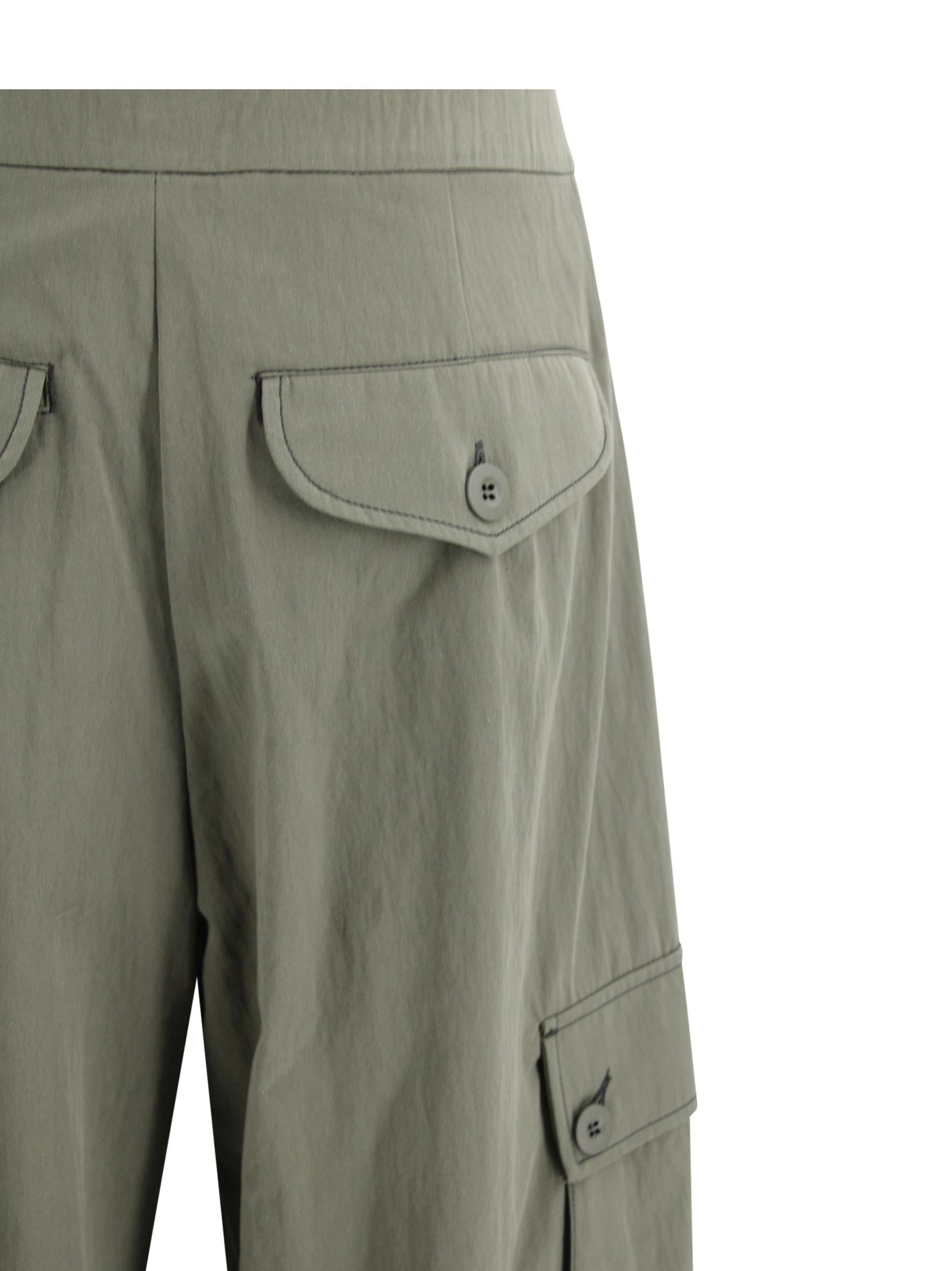 Pantalone workwear con maxi tasche cargo Max Mara Weekend 2615131101600 004 