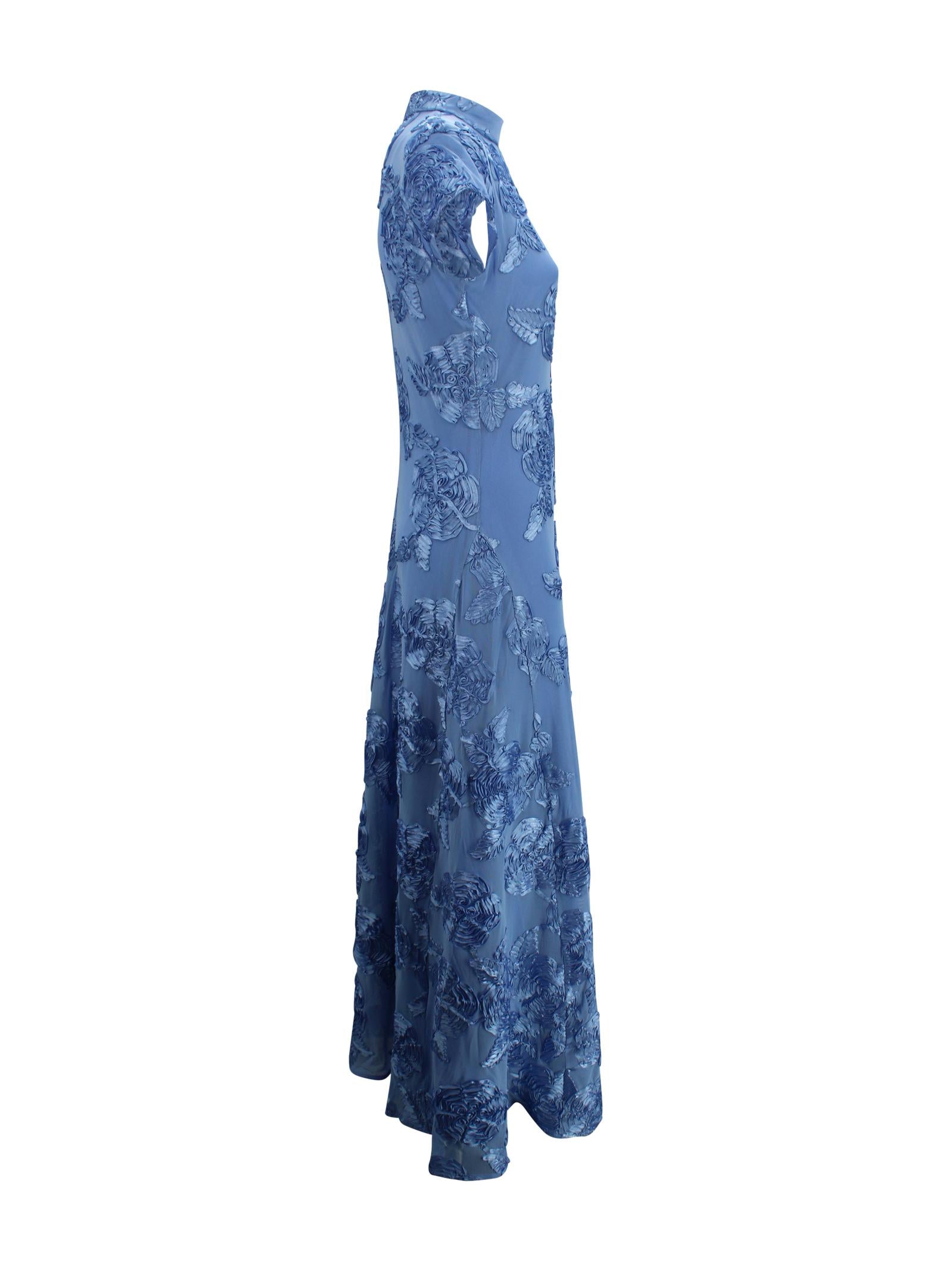 Abito midi con ricamo a fiori<BR/><BR/> Rotate 1160071321 1321 