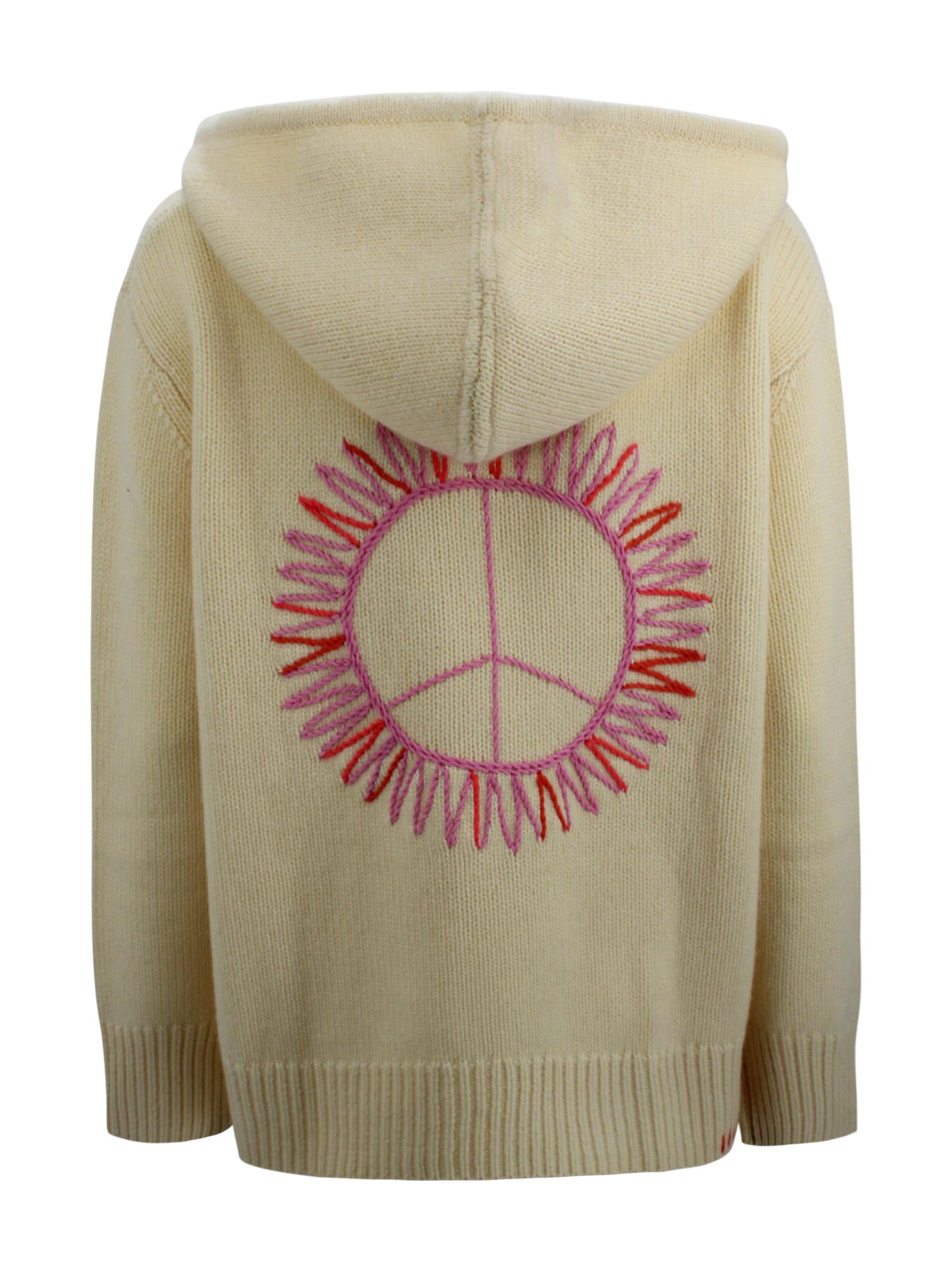 Felpa con cappuccio Solmar in cashmere Kujten F5020 2536 
