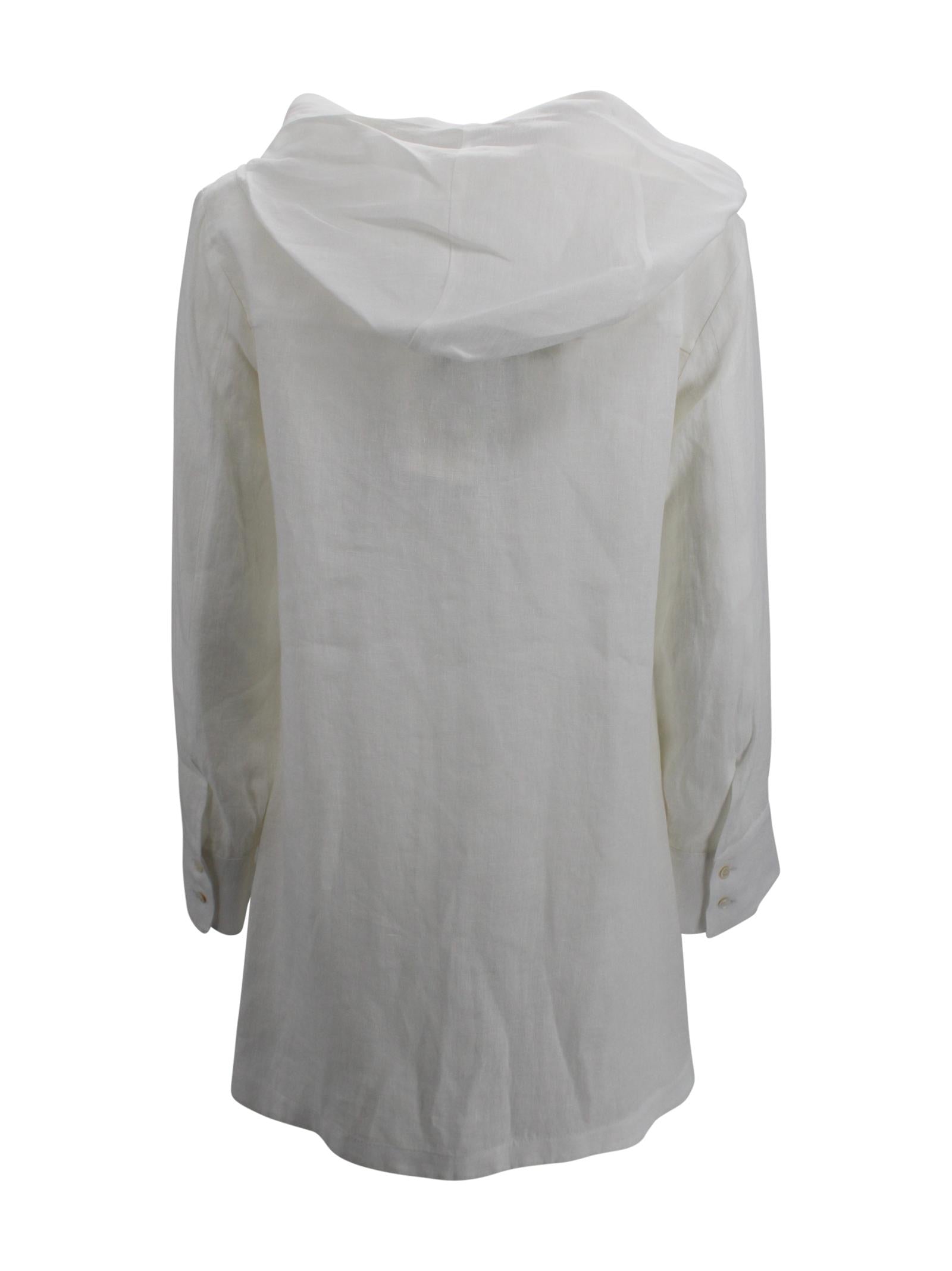 Blusa con Cappuccio in Lino 'S Max Mara S MAXMARA 2 26191910236 006 