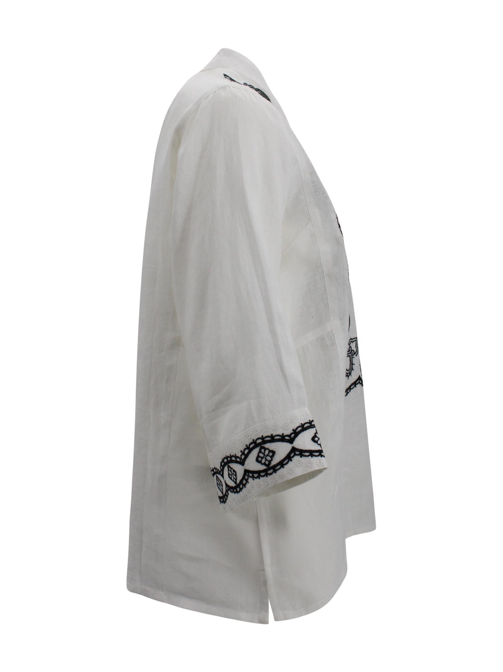 Linen Top Luxi of sea TRL02 02 