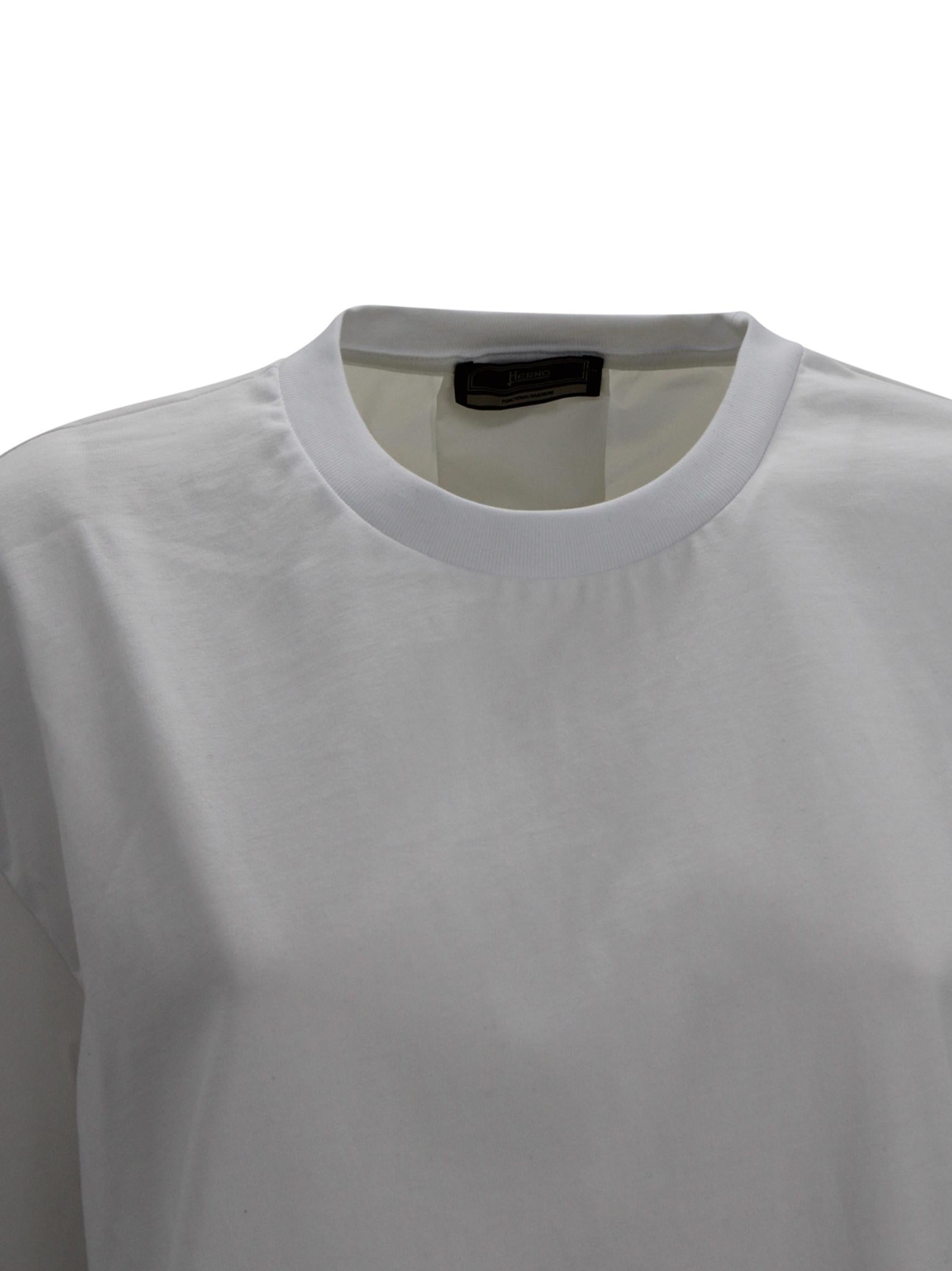 T-shirt in Compact Jersey e Nylon Maestro Herno JG000320D 520001000 