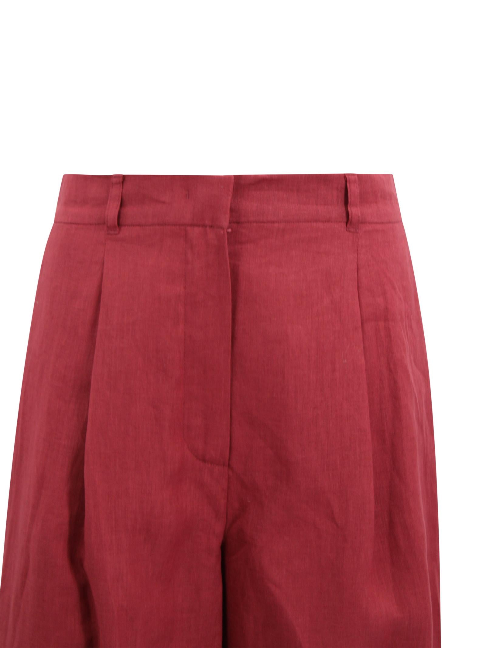 Bermuda wide leg con pinces Max Mara Studio 2616141012600 032 