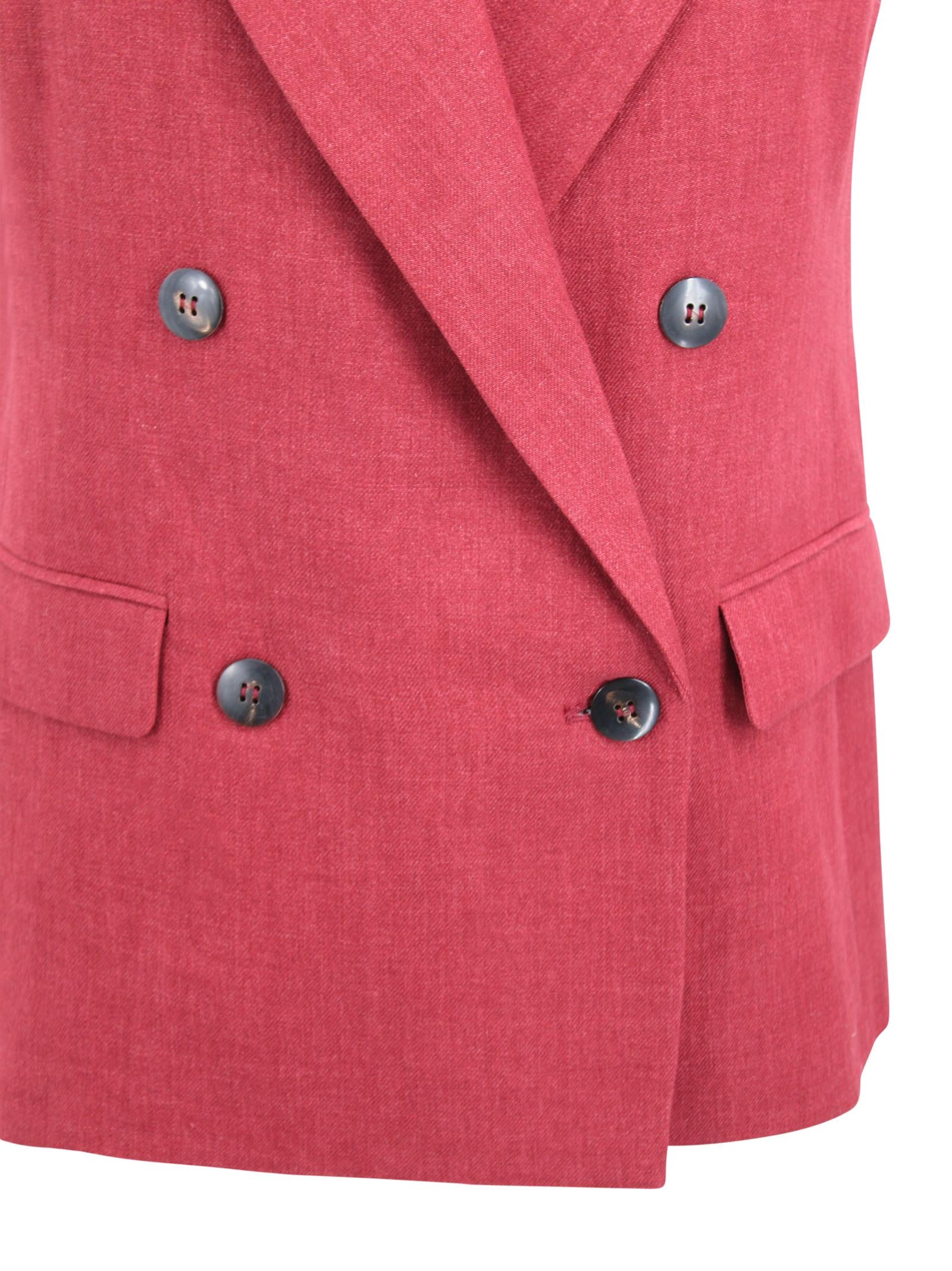 Gilet sartoriale doppiopetto Max Mara Studio 2616281012600 035 