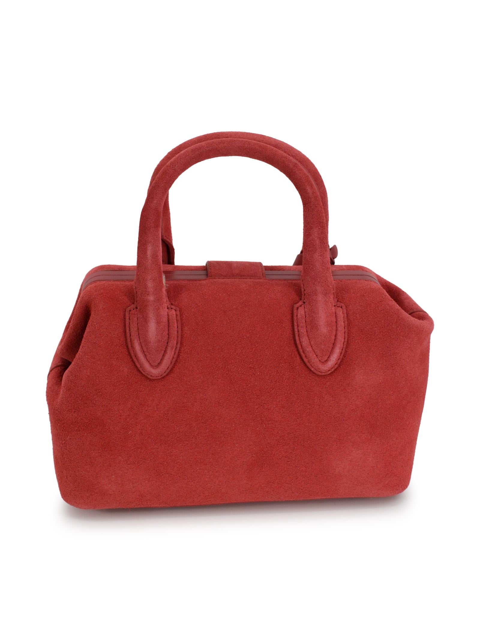 Small suede doctor bag SCHELL LEATHER COMPANY SRL DOCTOR BAG SMALL B00100C02020 