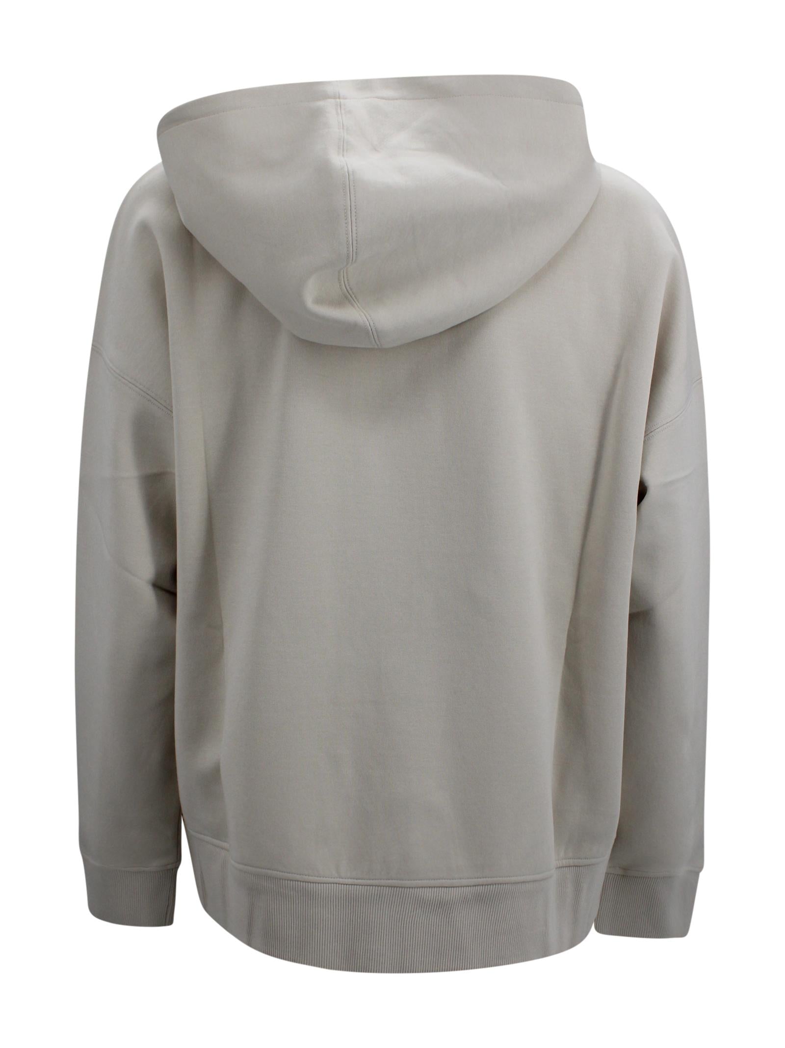 Felpa con cappuccio e nastri logo jacquard S MAXMARA 1 2619921031600 001 