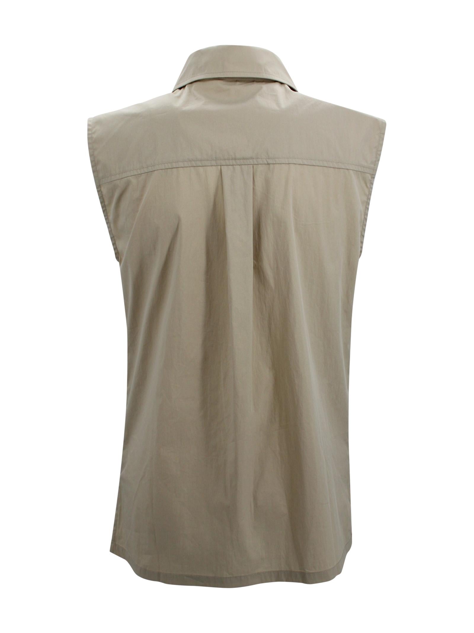 Camicia con tasche senza maniche P.A.R.O.S.H. D380651 004 