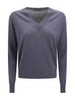 Maglia regular fit in lana e cachemire