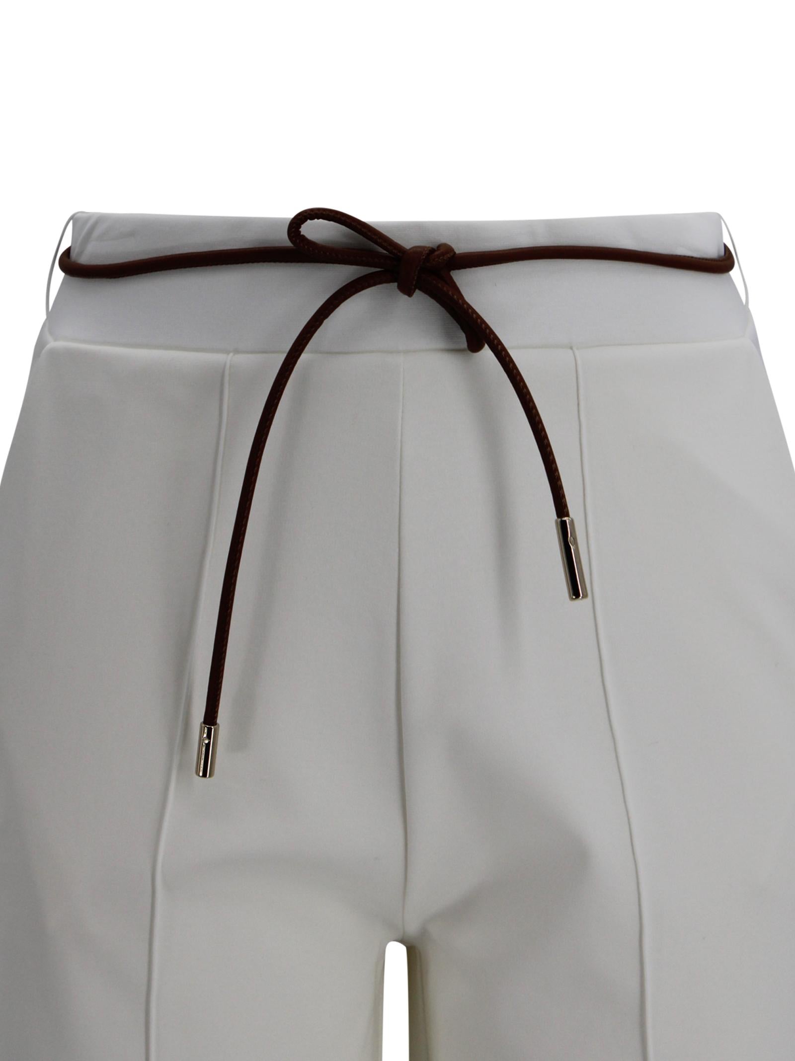 Pantaloni Bianchi con Cintura Herno PT000197D 560351100 