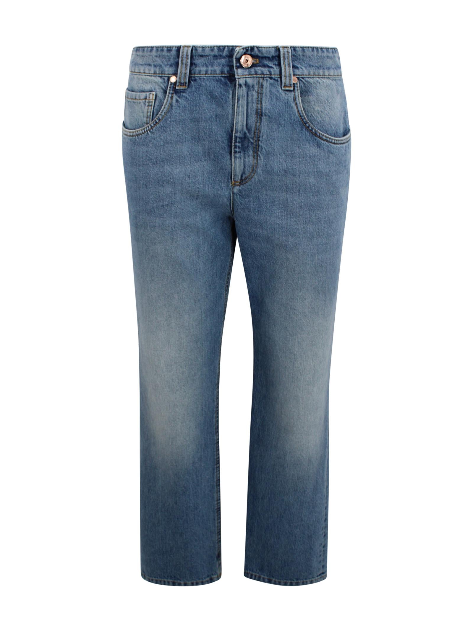 Jeans con design a cinque tasche Brunello Cucinelli MA095P5758 C9012 