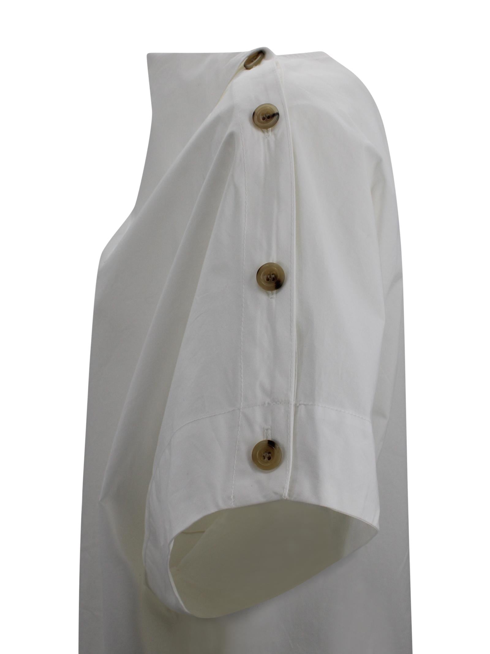 Blusa Issa a maniche corte con bottoni SOEUR CHE0678ISSA BLA1226S 