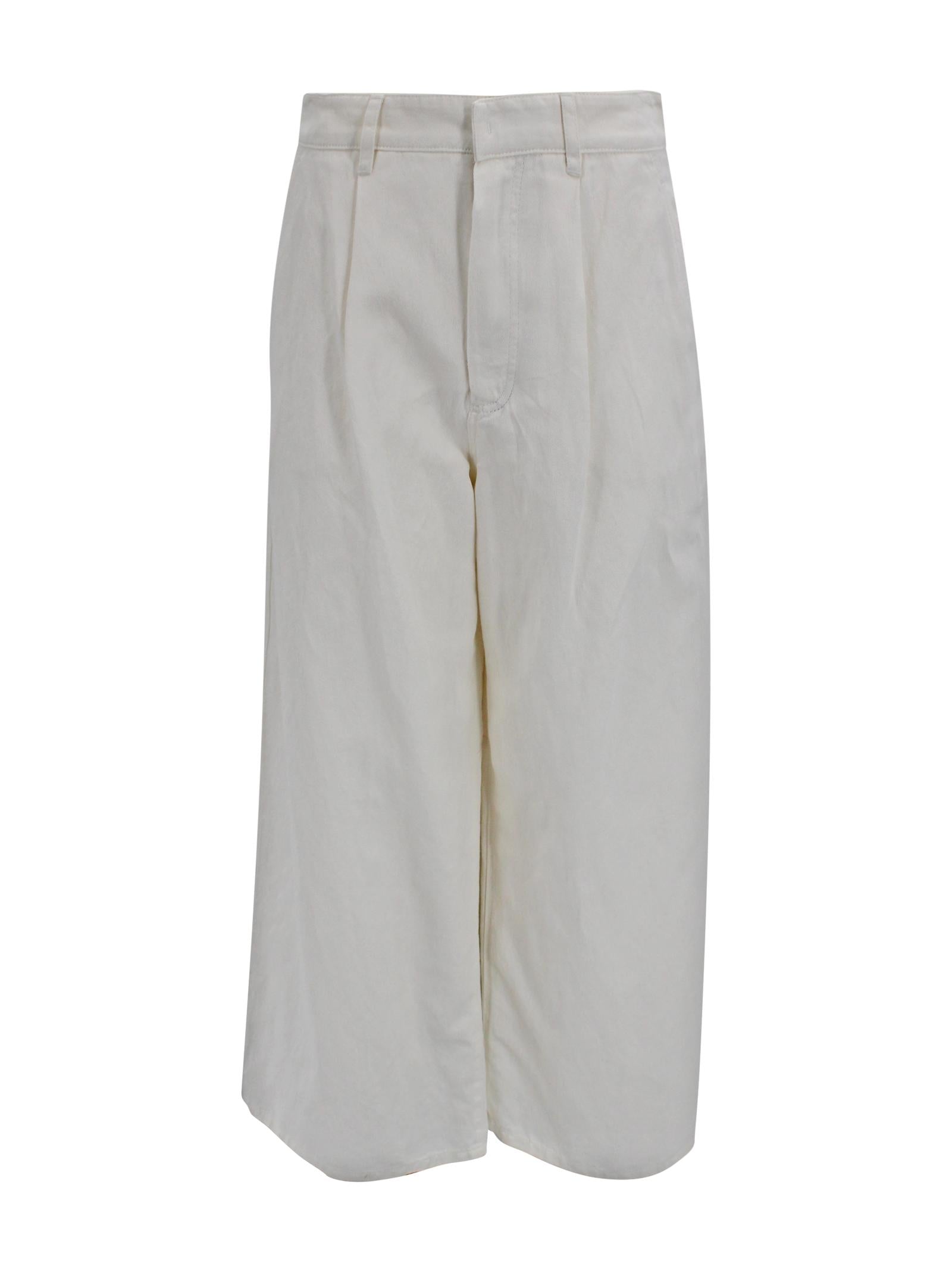 Pantalone a gamba larga con pinces S MAXMARA 2 2619131093600 001 