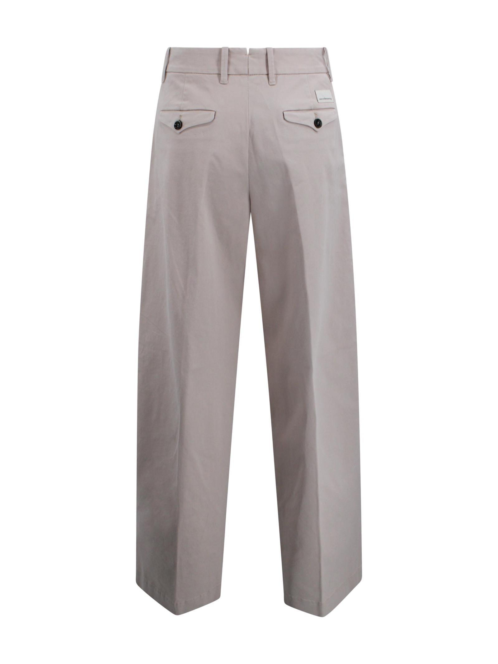 Pantaloni con pieghe frontali Nine in the morning NAN24  