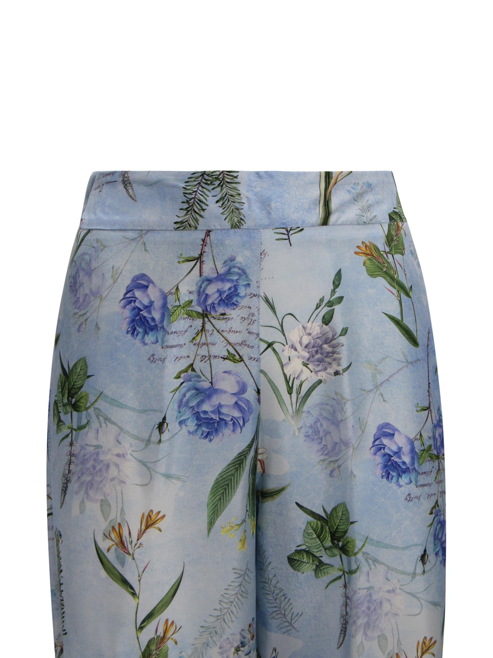 Pantaloni fluidi in seta Trame Auree ZOE P050F300 