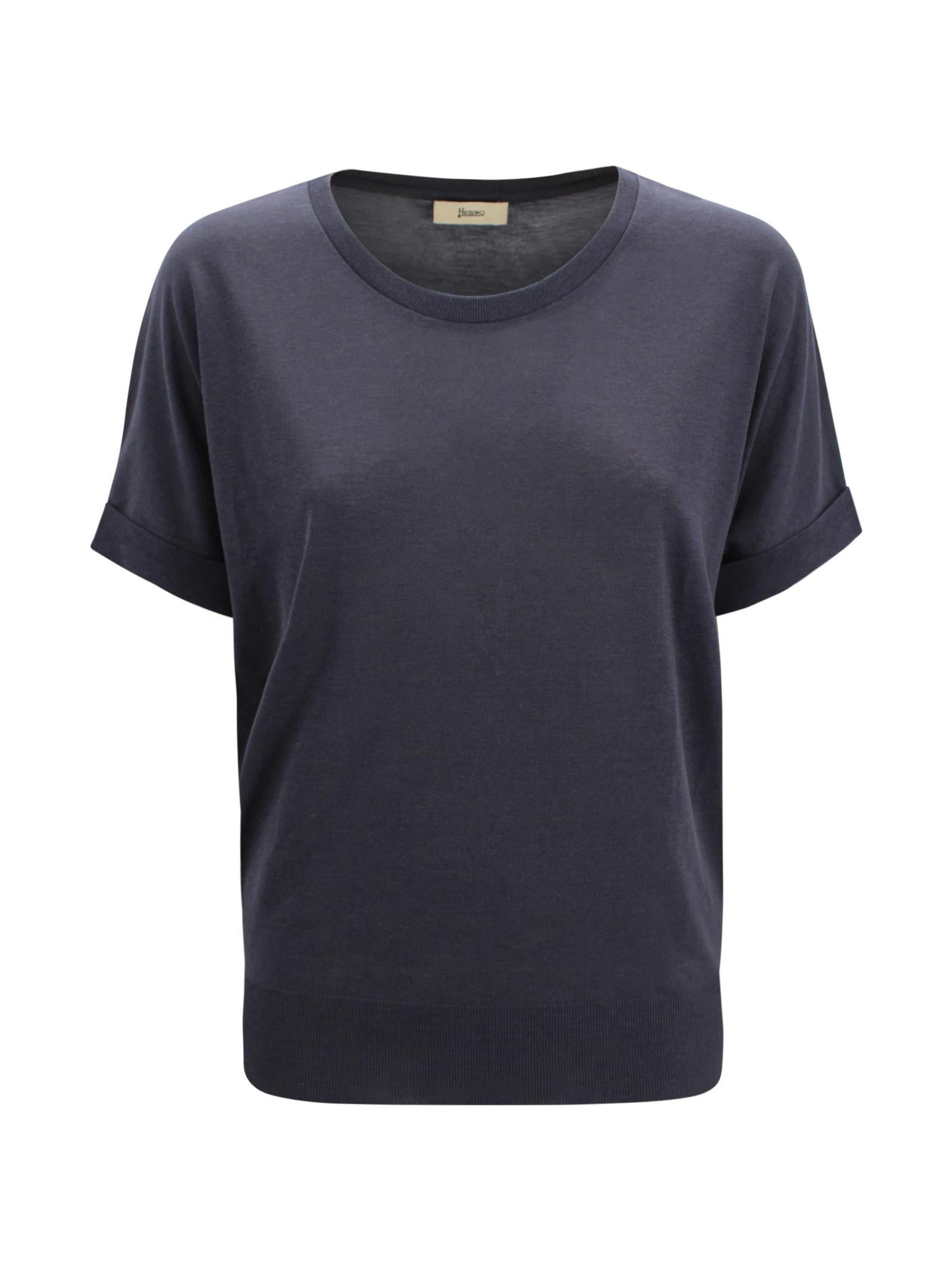 T-shirt con dettagli a righe Herno JG000312D 520569200 