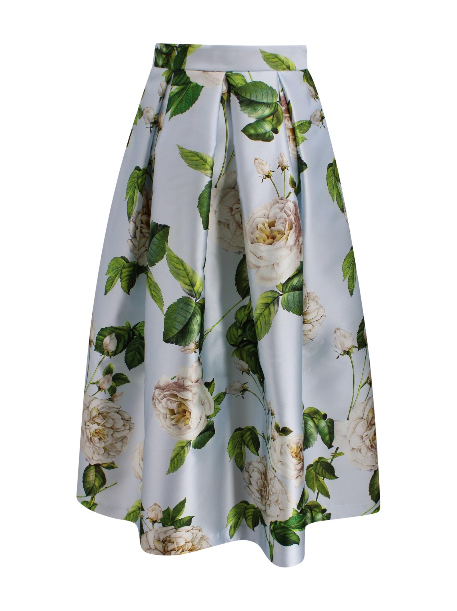 Gonna a fantasia floreale Lunatica LUNA88 K ROSESAZUR 