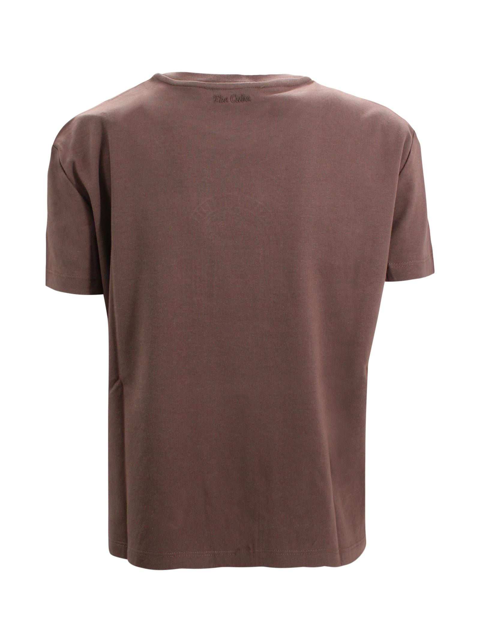 T-shirt basic in cotone con ricamo S MAXMARA 1 2619971021600 004 