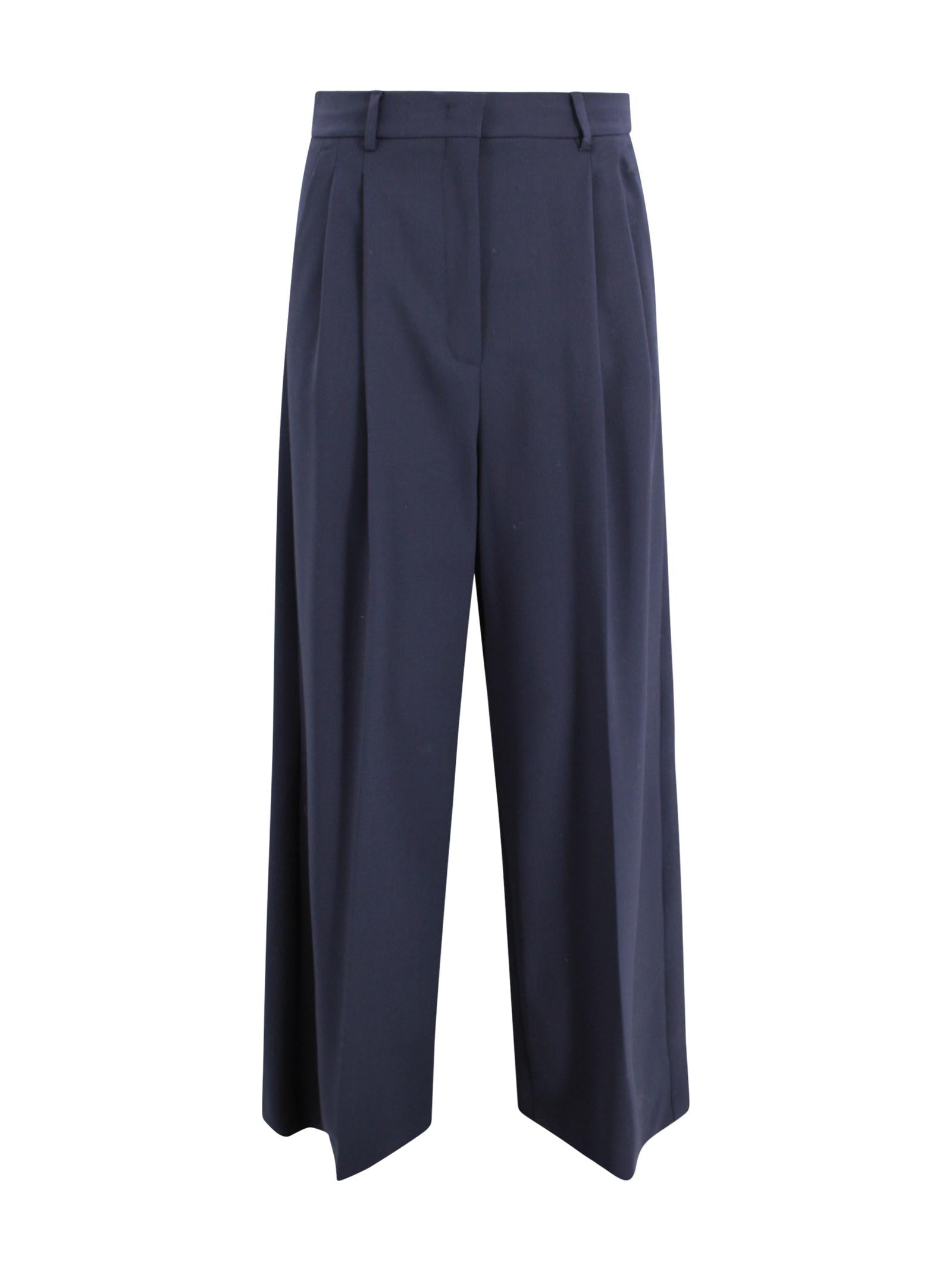 Pantalone palazzo in lana stretch Max Mara Weekend 2615131061600 001 