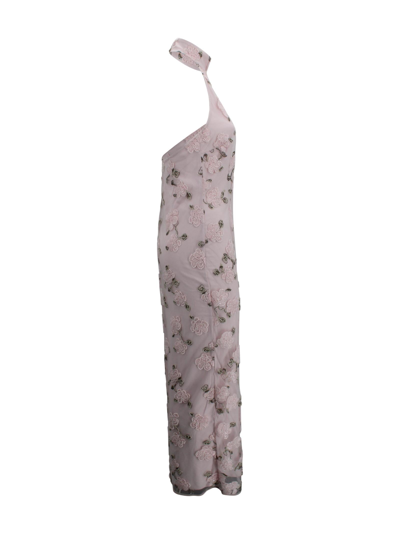Abito lungo all'americana con stampa floreale e perline Rotate 1136743077 3077 