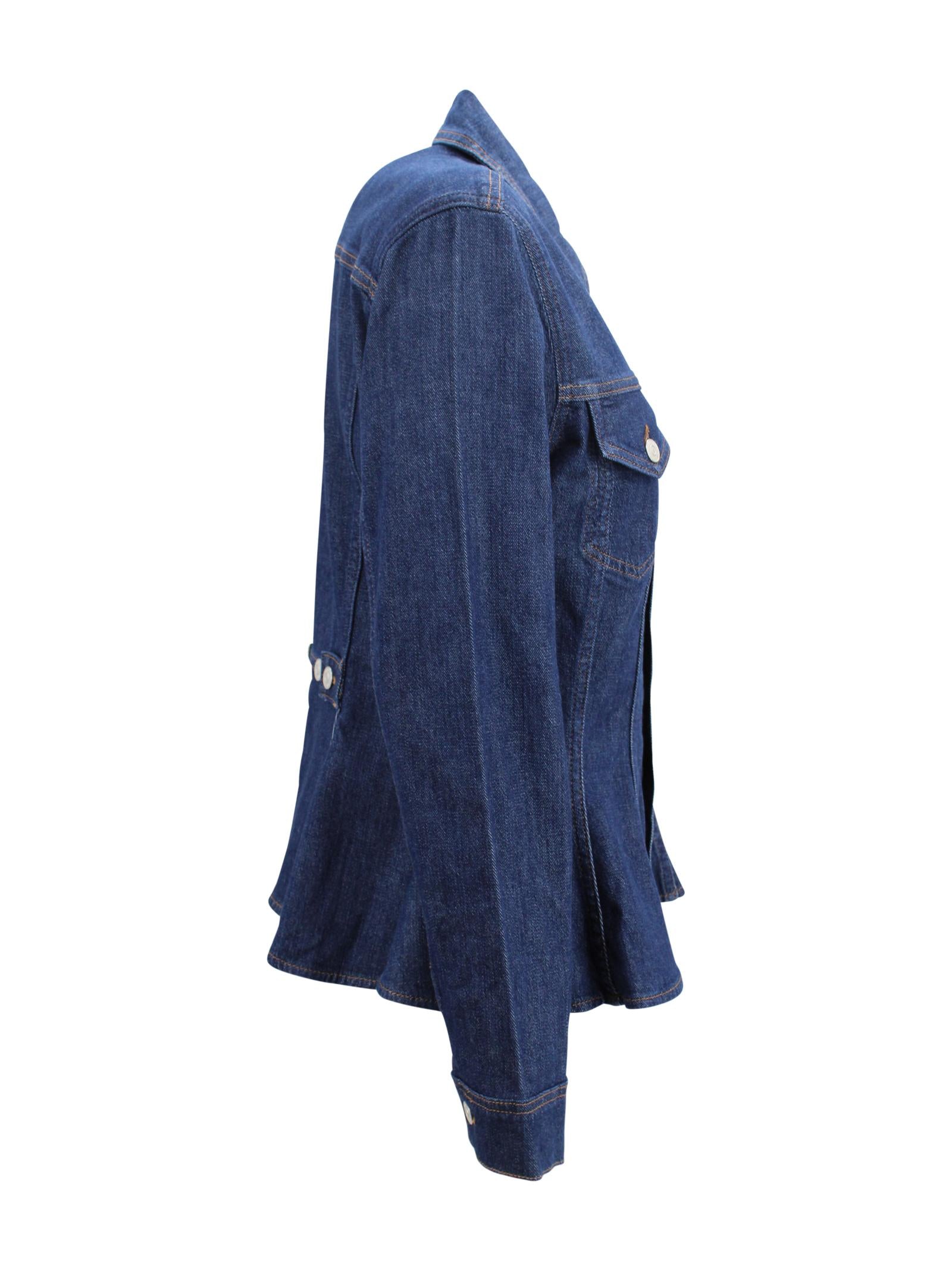 Giacca di jeans avvitata con fondo svasato 7 FOR ALL MANKIND 7U400R70 U71A9 