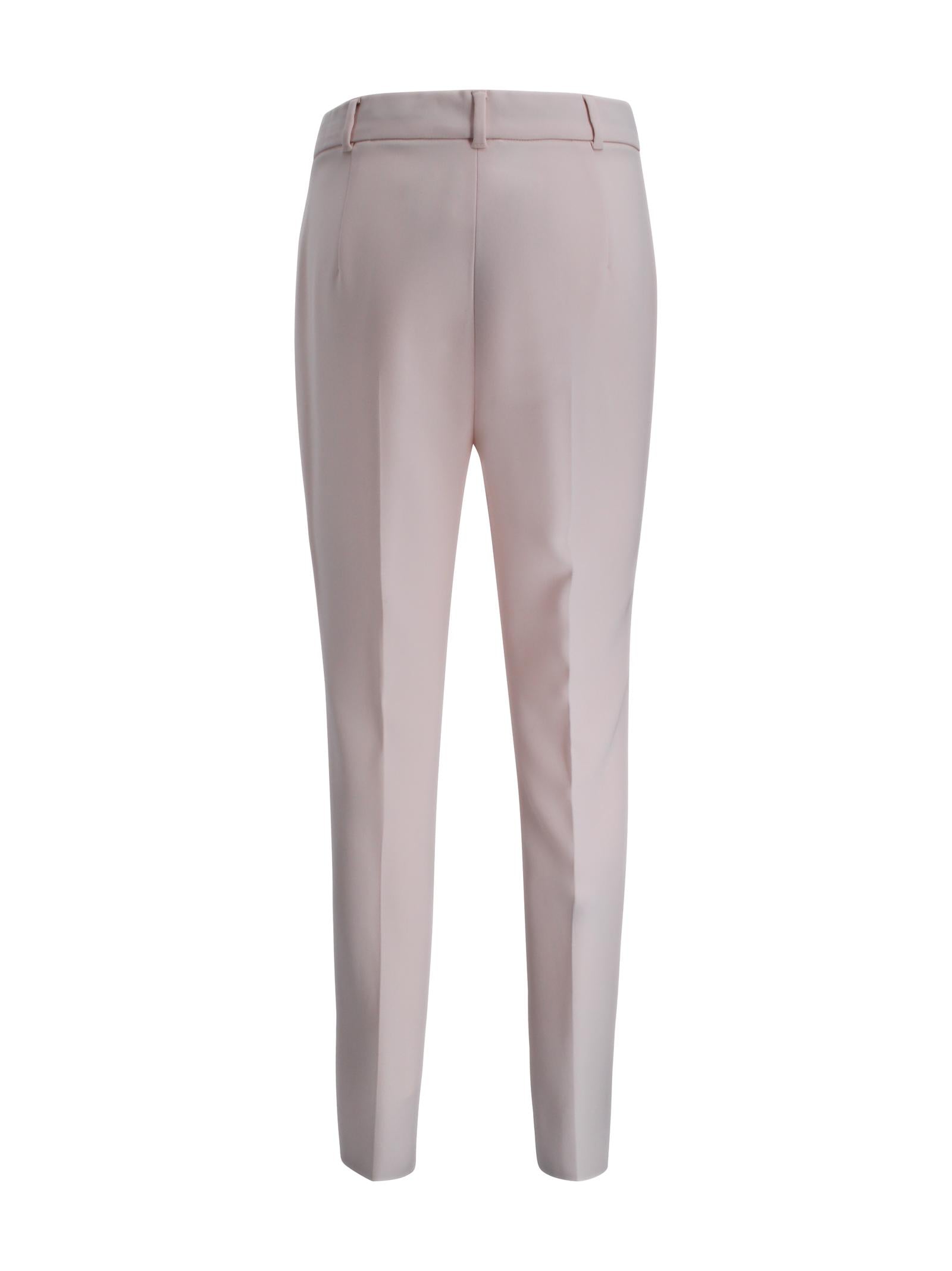 Pantaloni Jerta in rosa con pieghe frontali Max Mara Studio 2616131035600 052 
