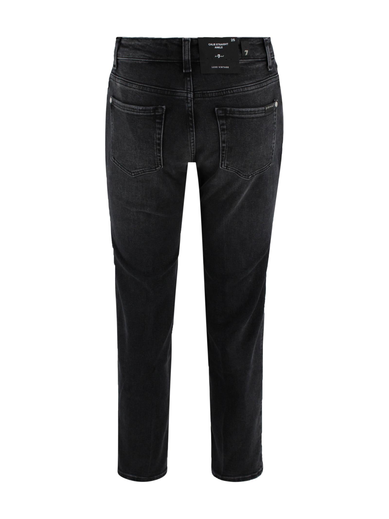 Jeans Calie Straight nero 7 FOR ALL MANKIND 7UD00C32 U71NU 