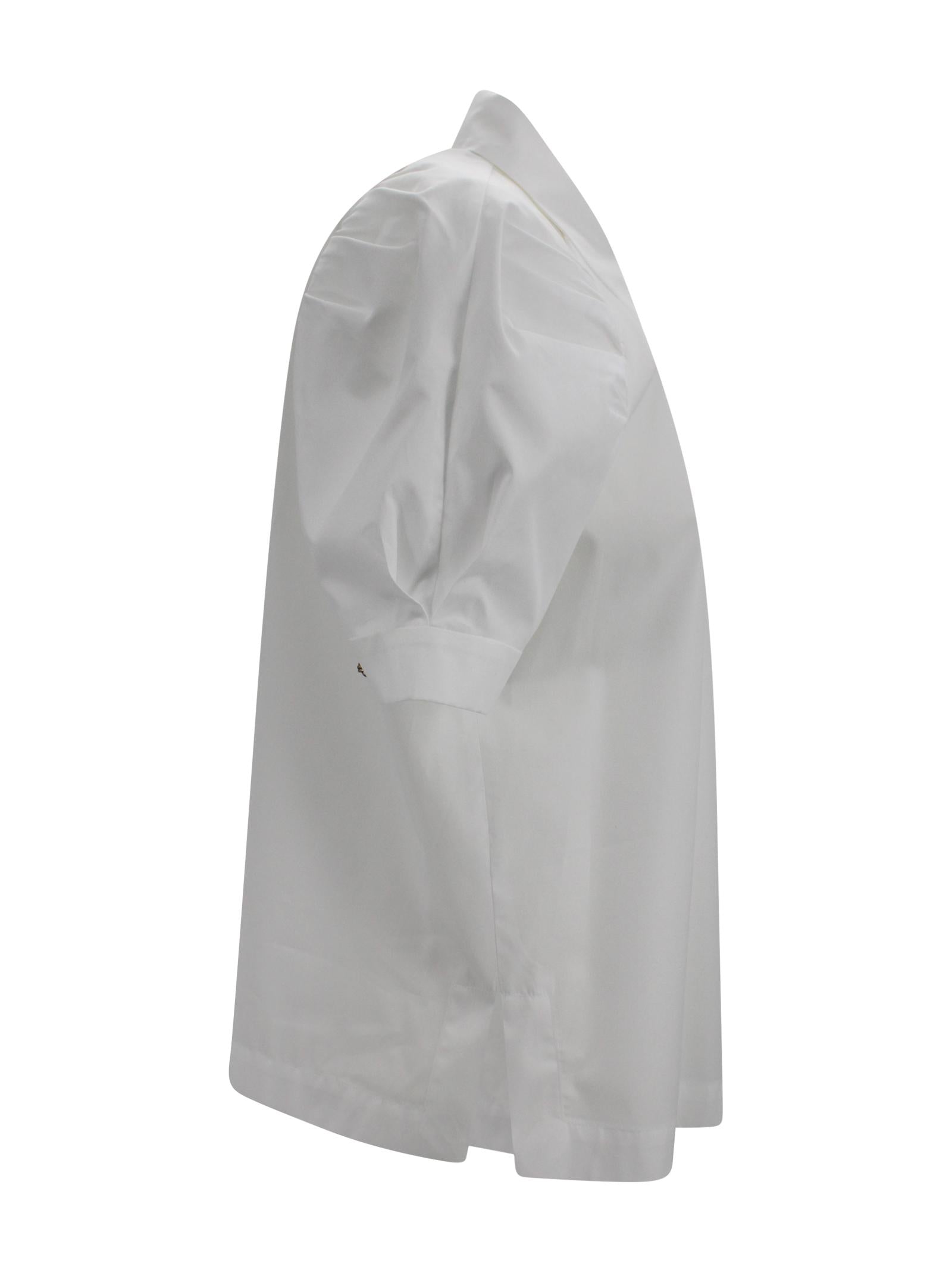 Camicia in popeline di cotone Max Mara Studio 2616111032600 001 